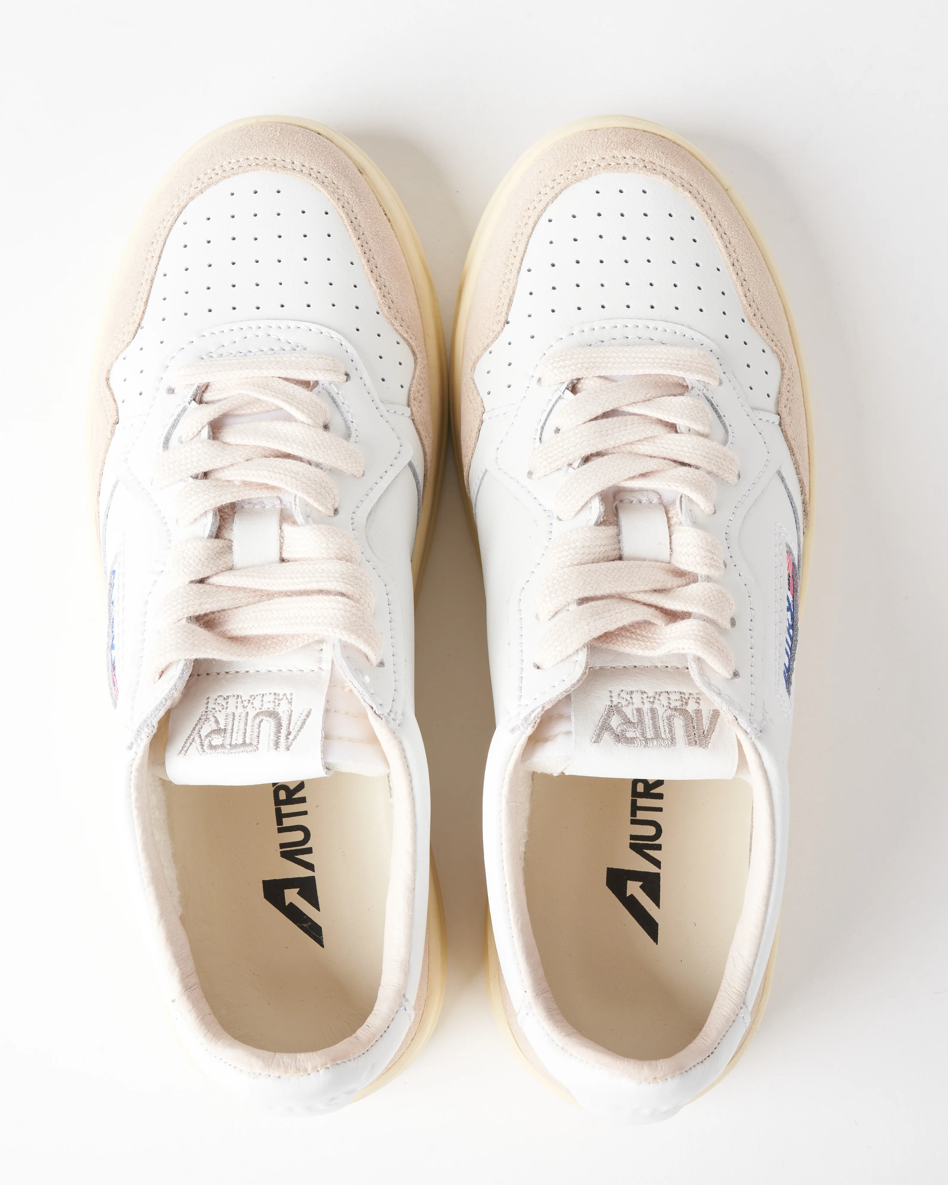 autry medalist - leather/suede white - Image 4