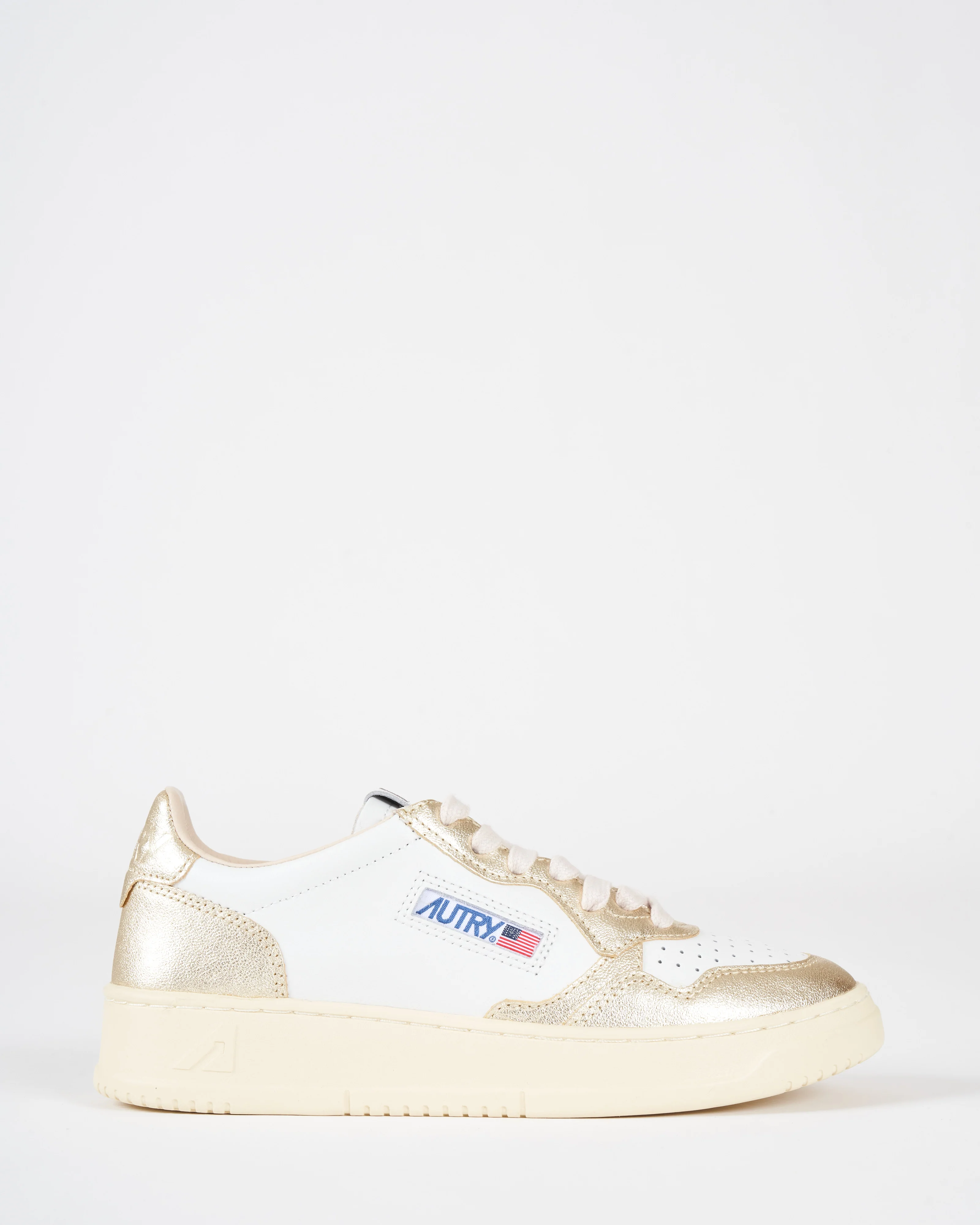 medalist low wb16 sneaker - white/platinum - Image 2
