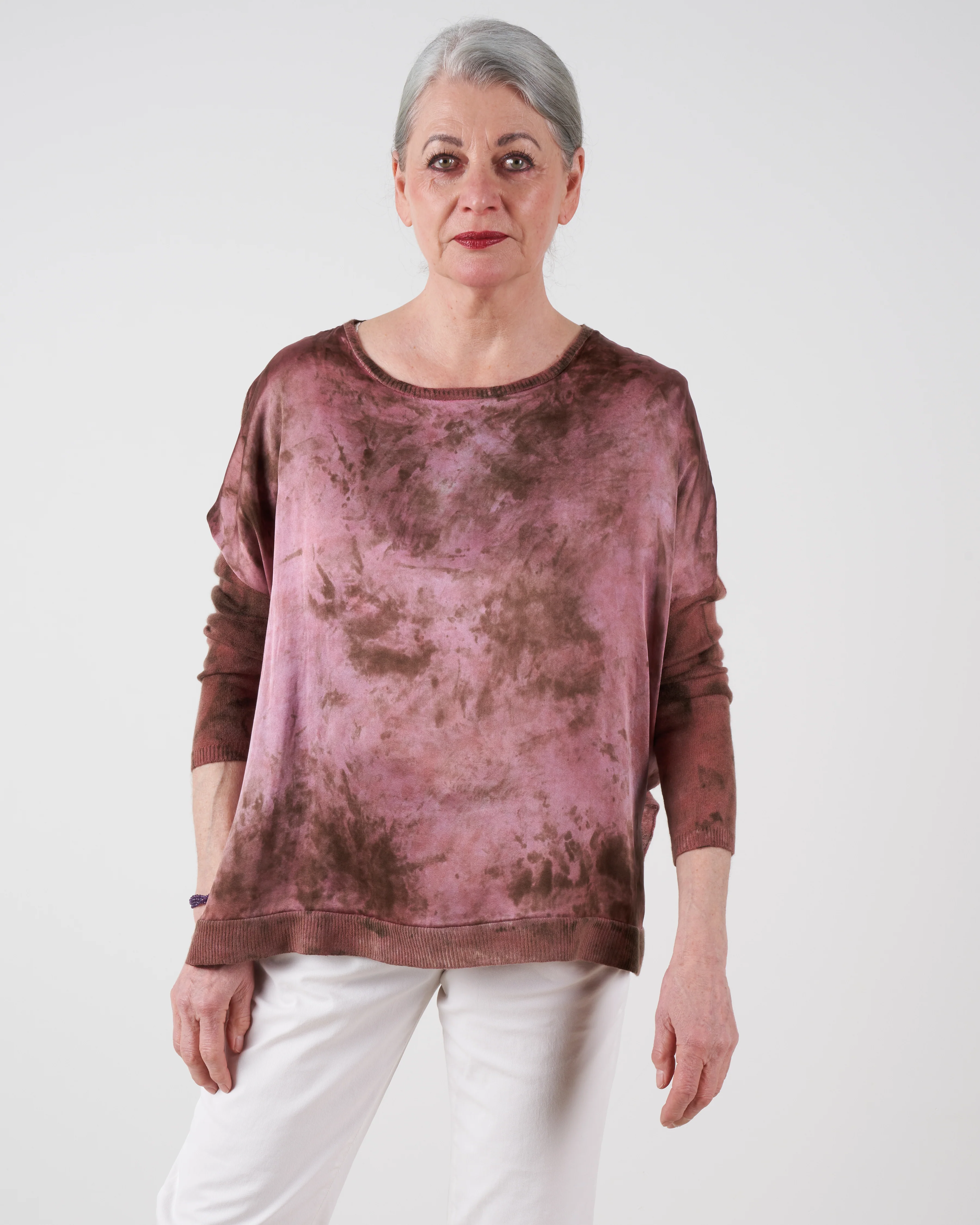 boat neck oversize pullover sweater - fard