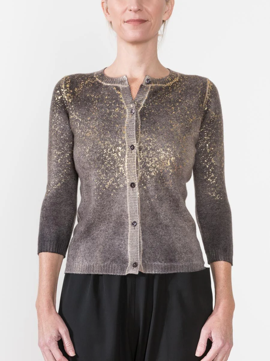 cardigan with lamination - Image 2