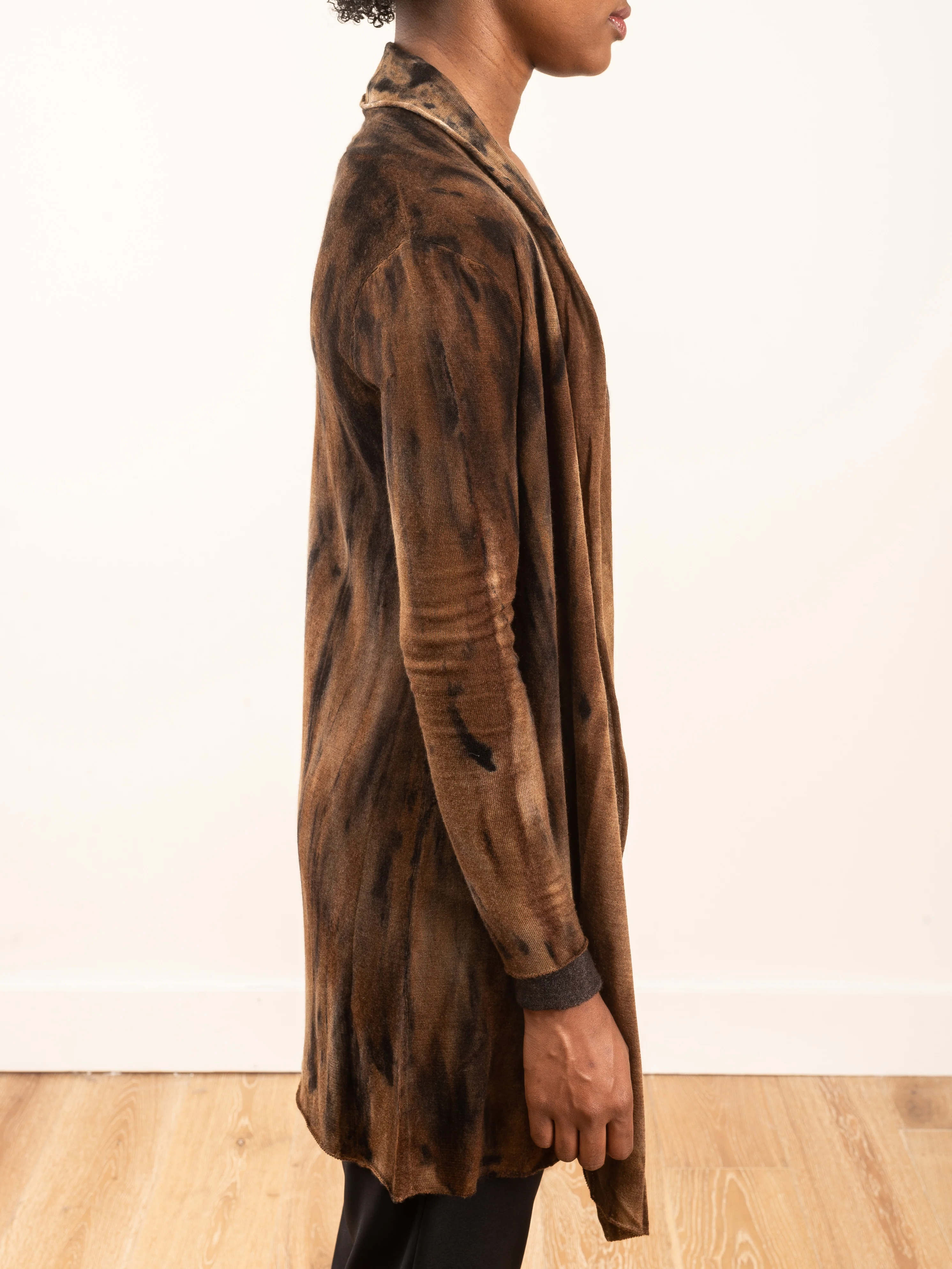 draped shawl cardigan with galactic effect - Image 6