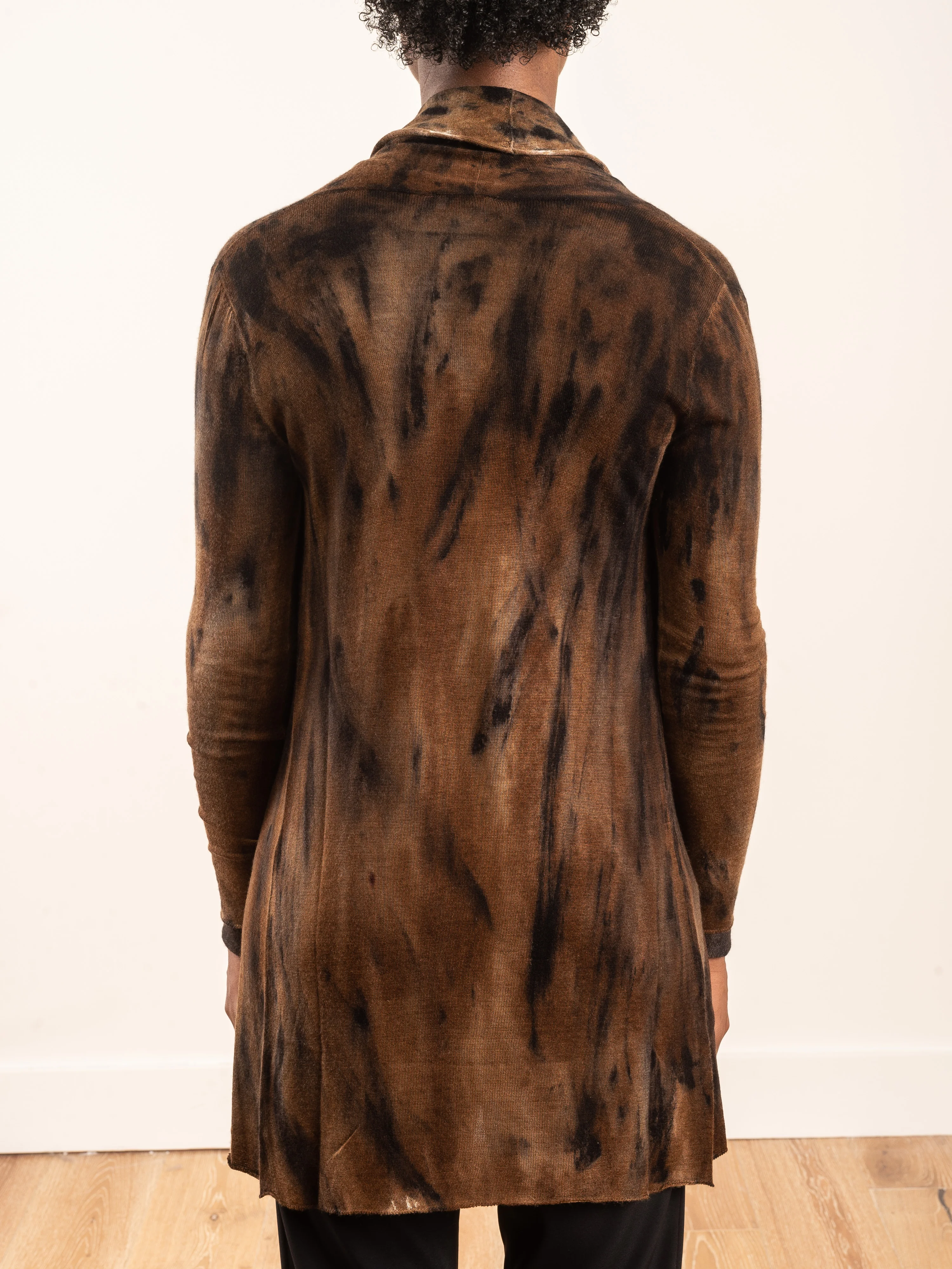 draped shawl cardigan with galactic effect - Image 7