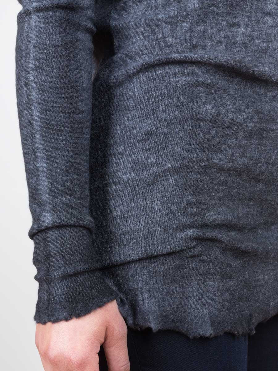dyed pullover - stone - Image 5