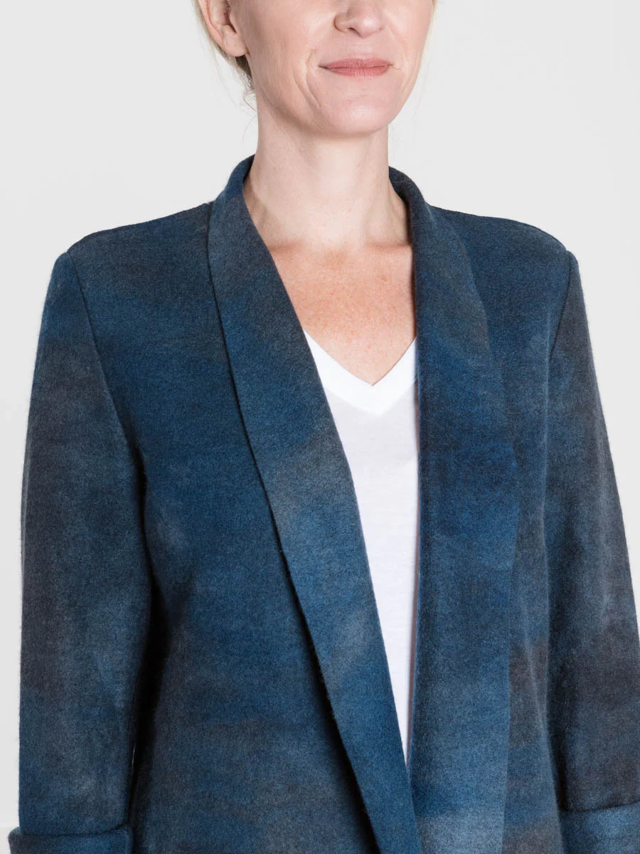 felted camouflage cardigan - Image 4