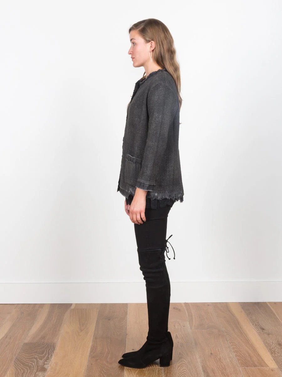 cropped sleeve sweater - Image 2