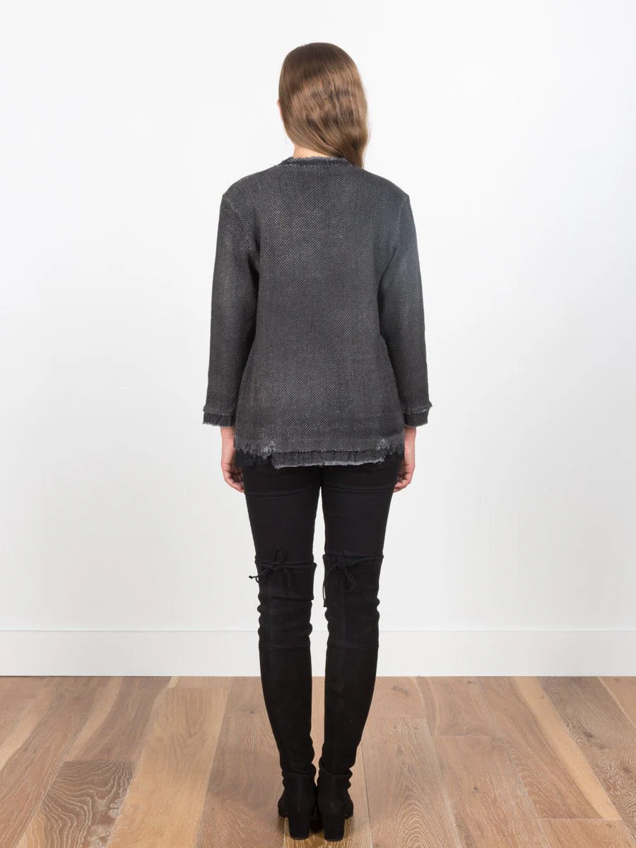 cropped sleeve sweater - Image 3