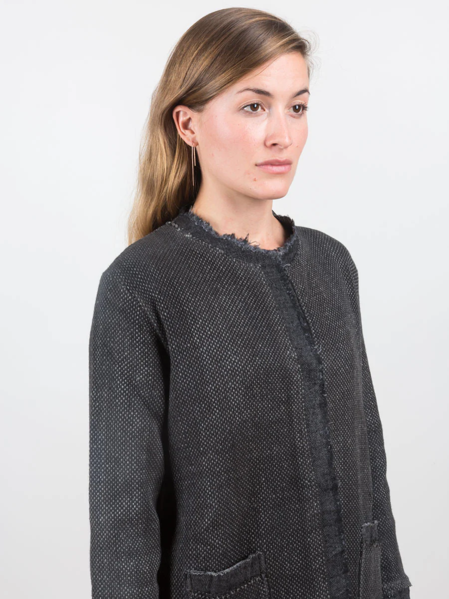 cropped sleeve sweater - Image 5