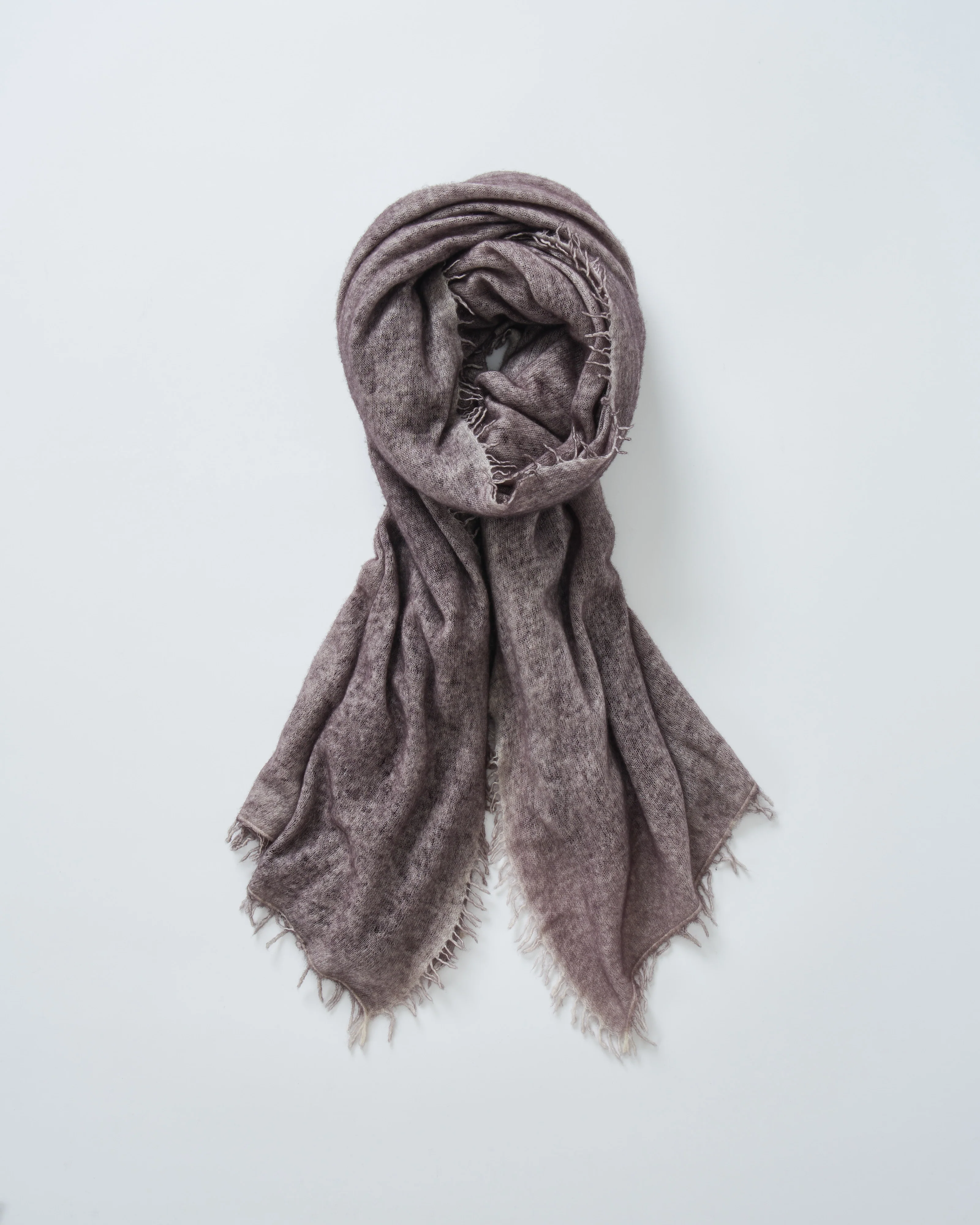 hand painted cashmere scarf - Image 2