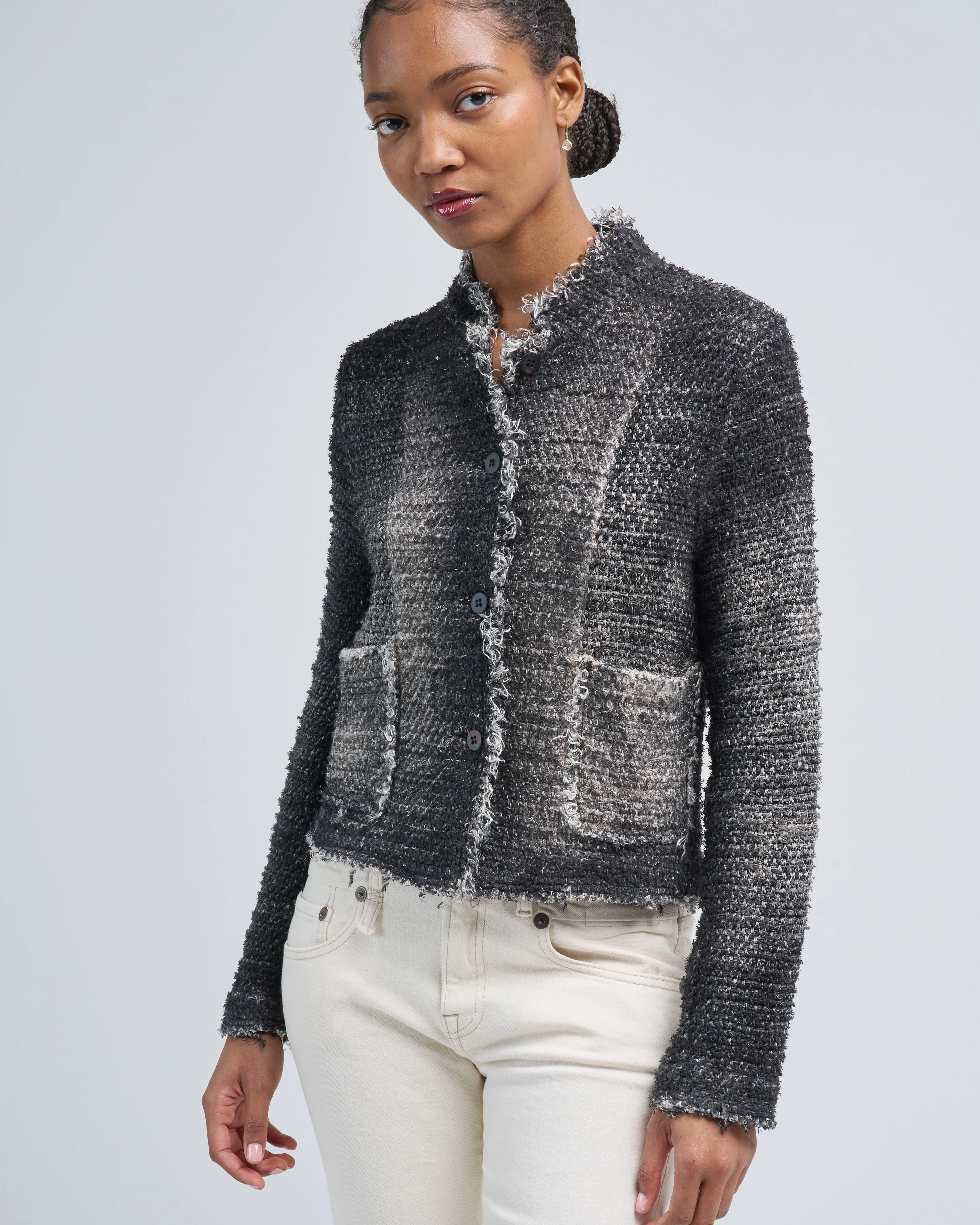 hand painted mat stitch jacket - Image 4