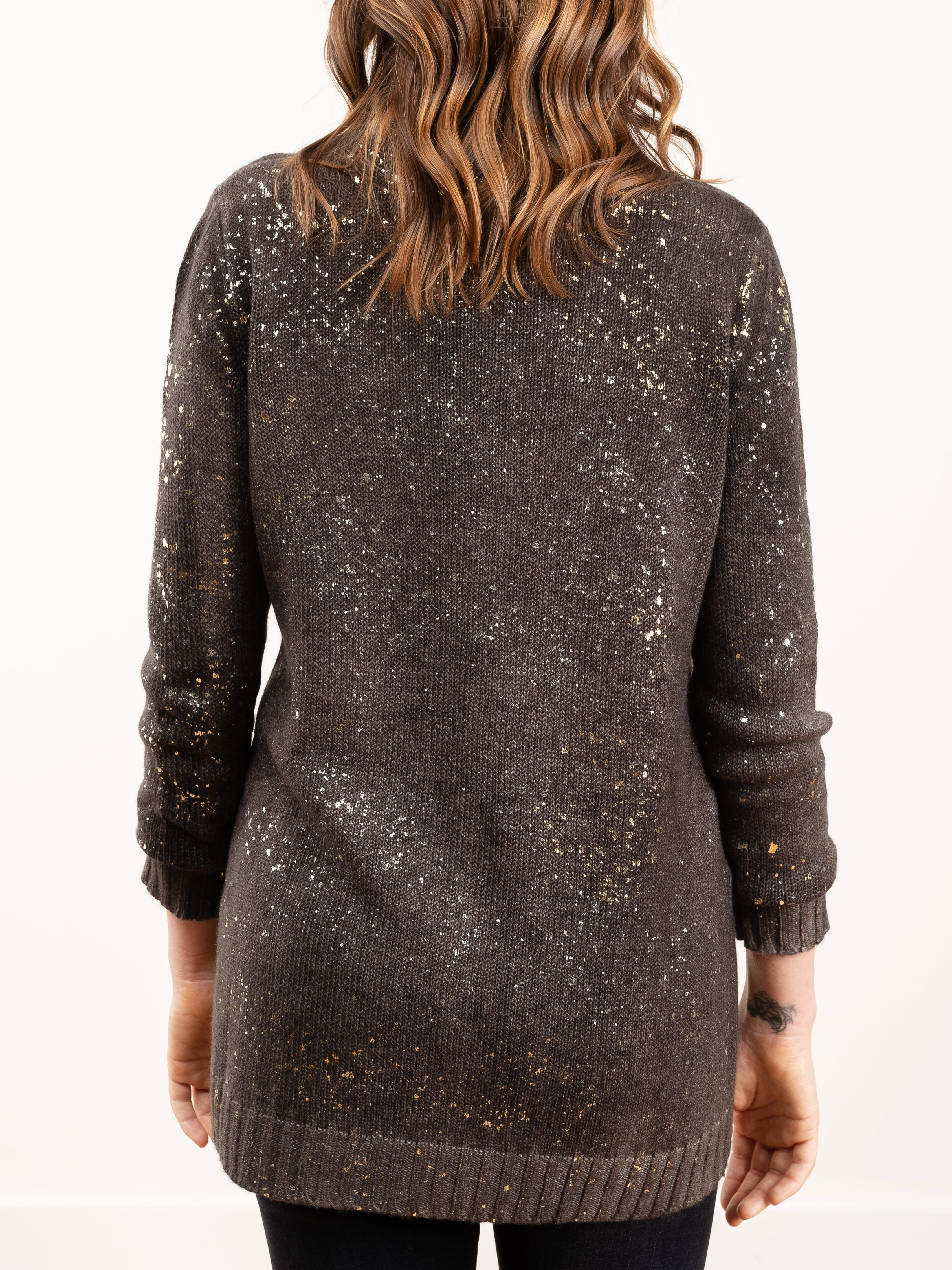 high neck laminated pullover - Image 6
