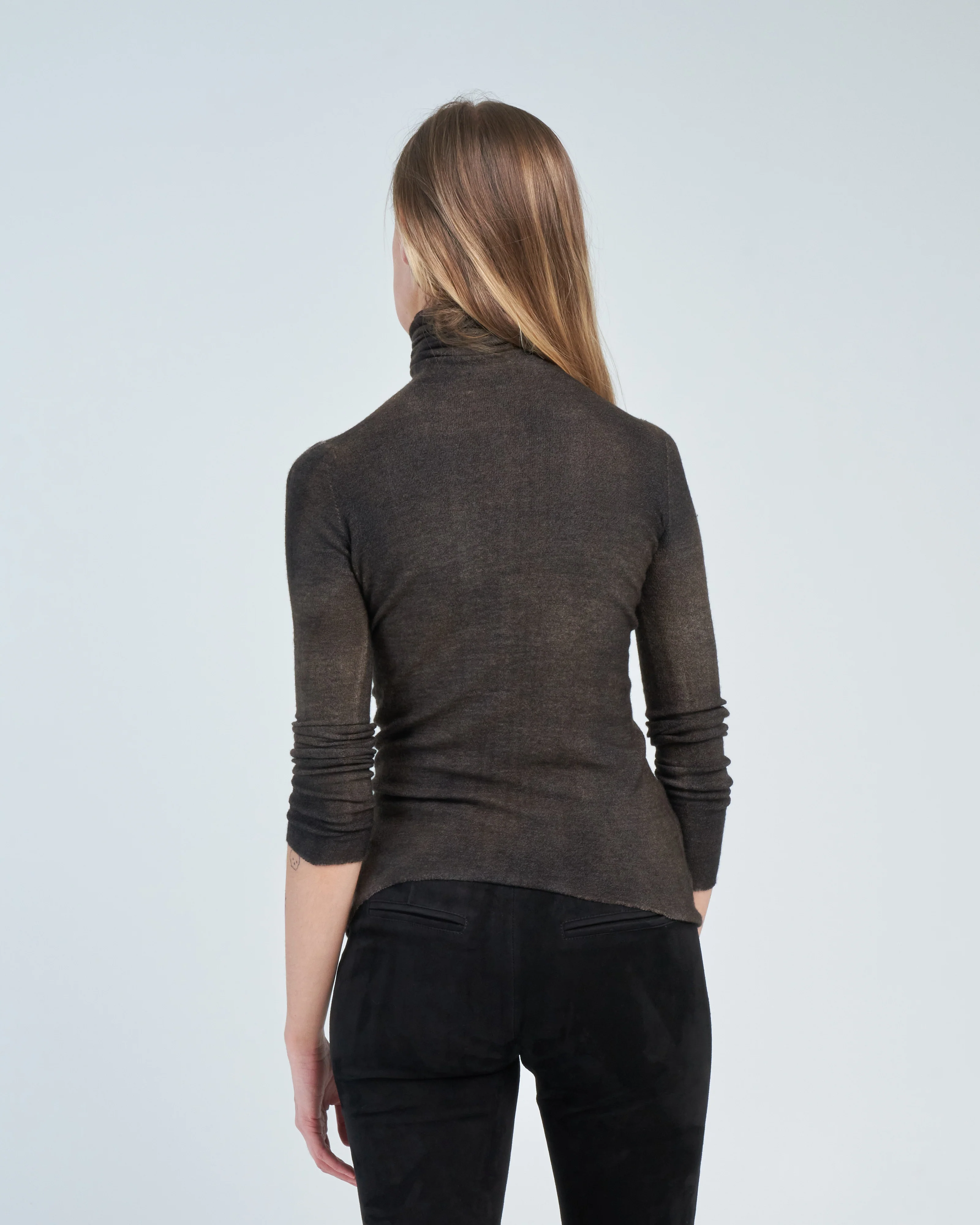 high neck reversible stretch pullover - Image 4