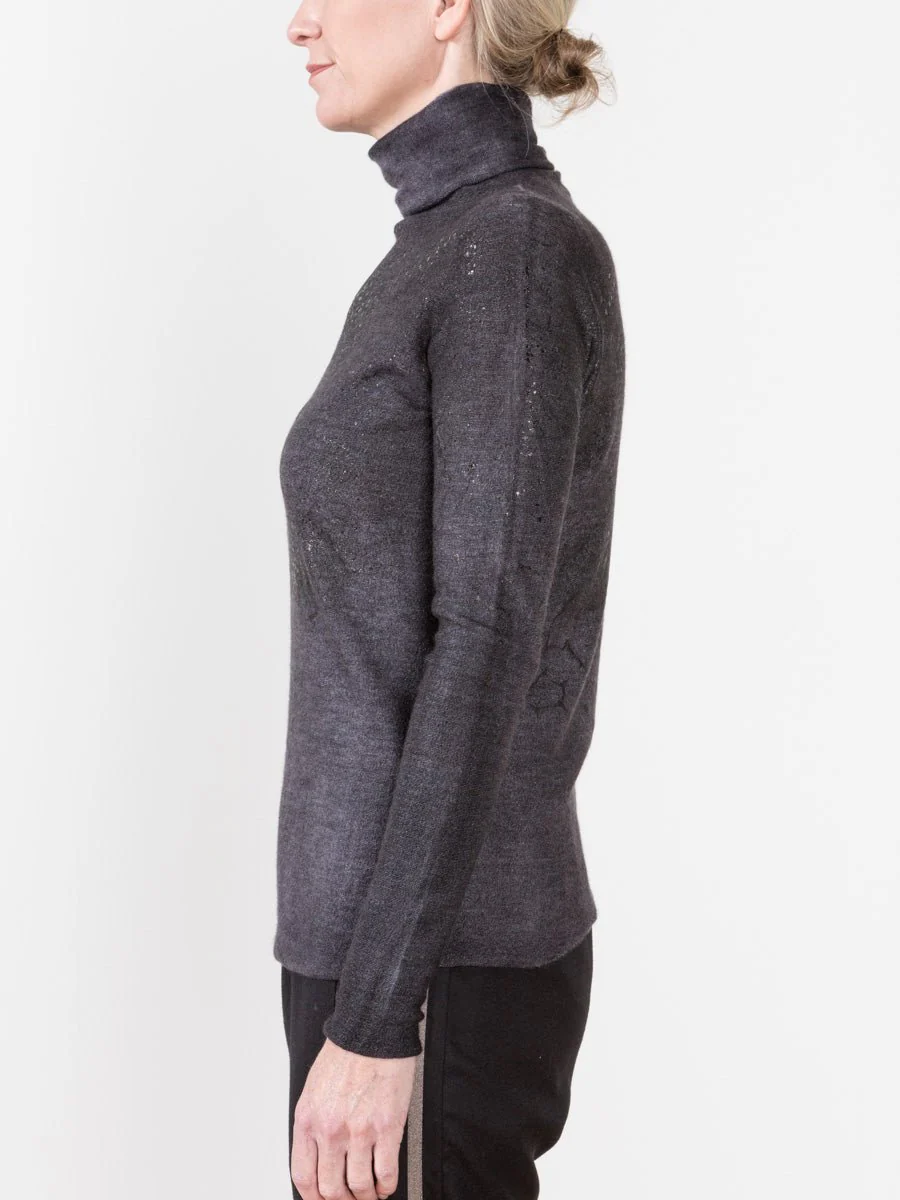 highneck pullover sweater - Image 3