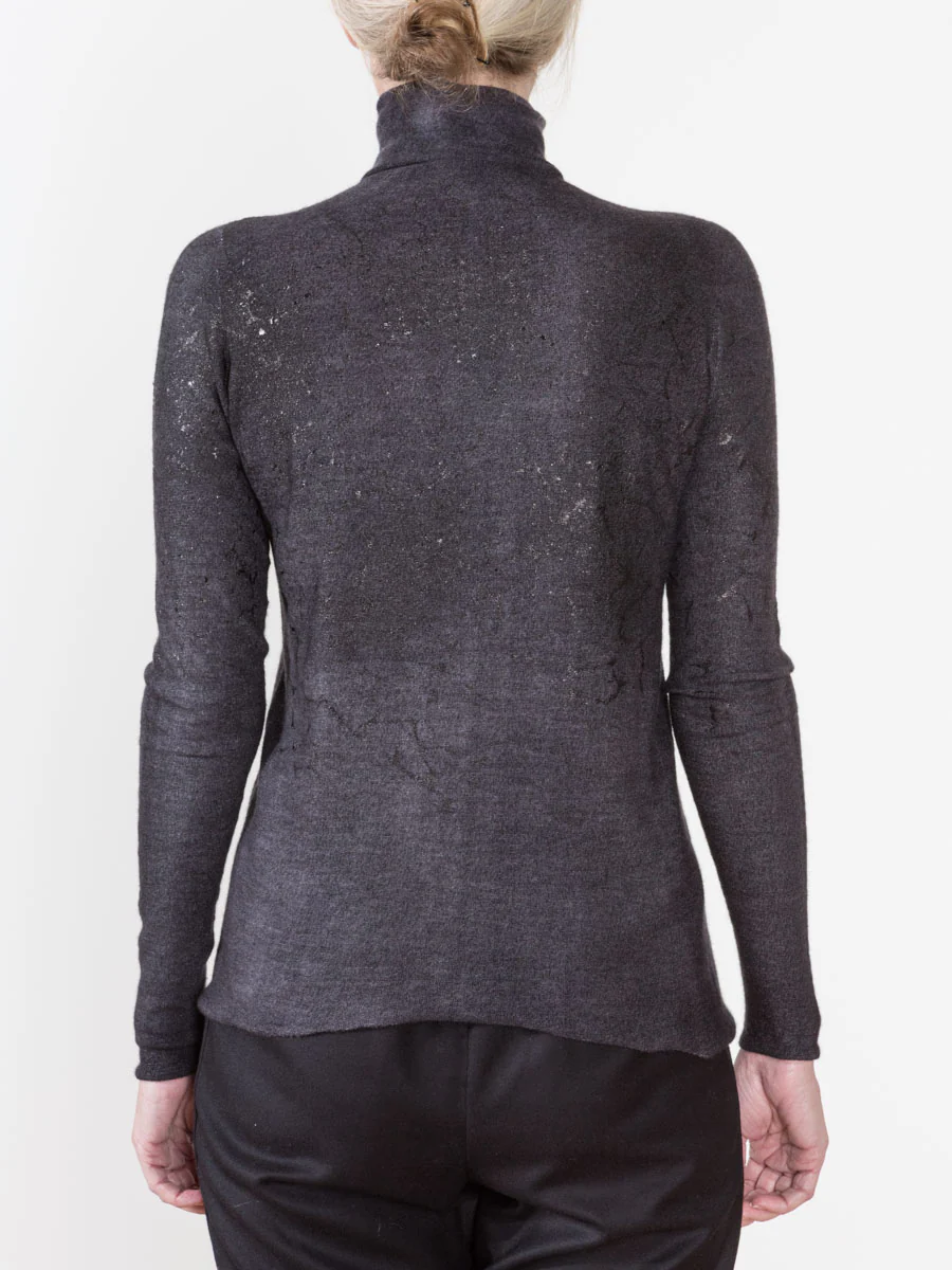 highneck pullover sweater - Image 4