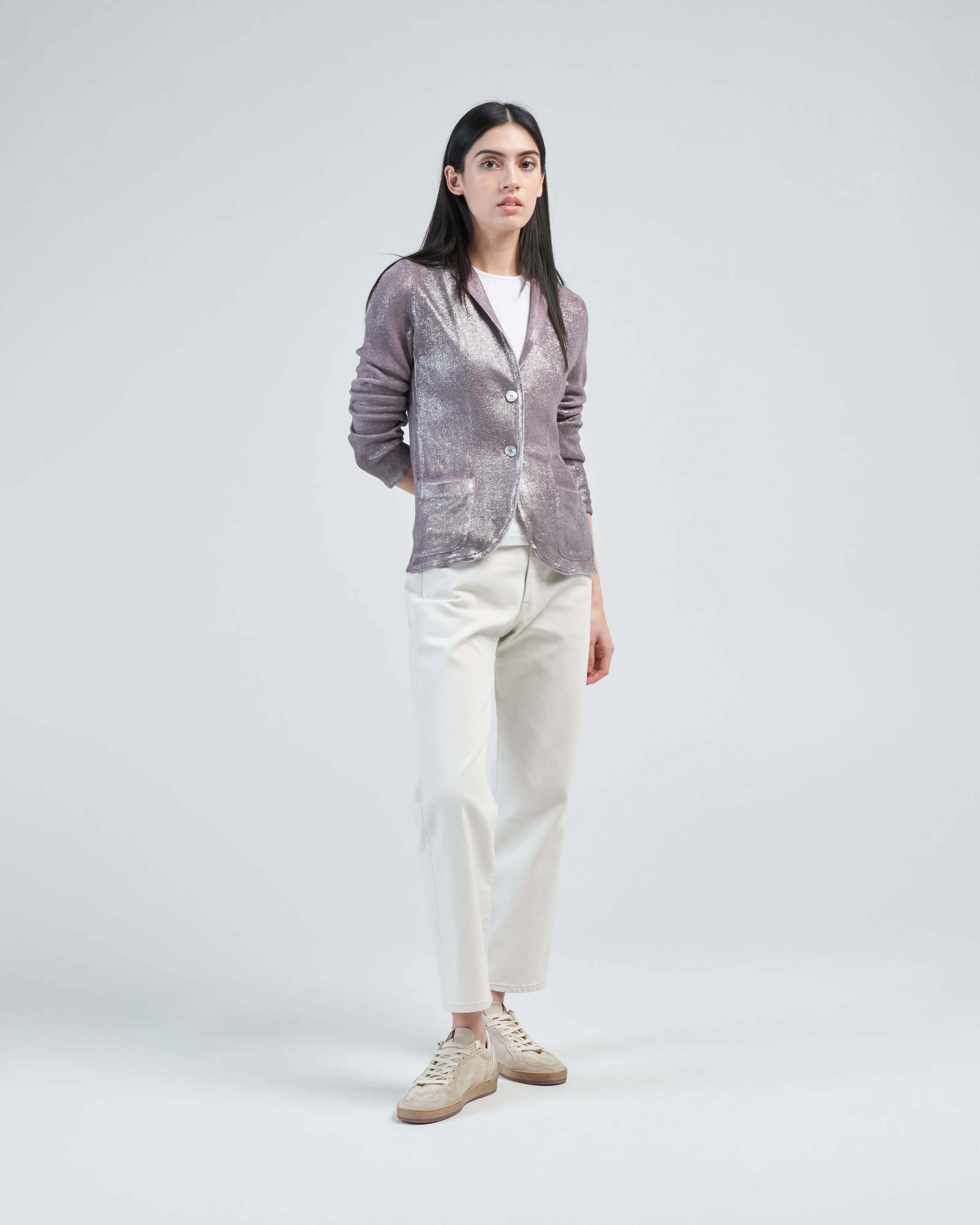 linen jacket with lamination - Image 2