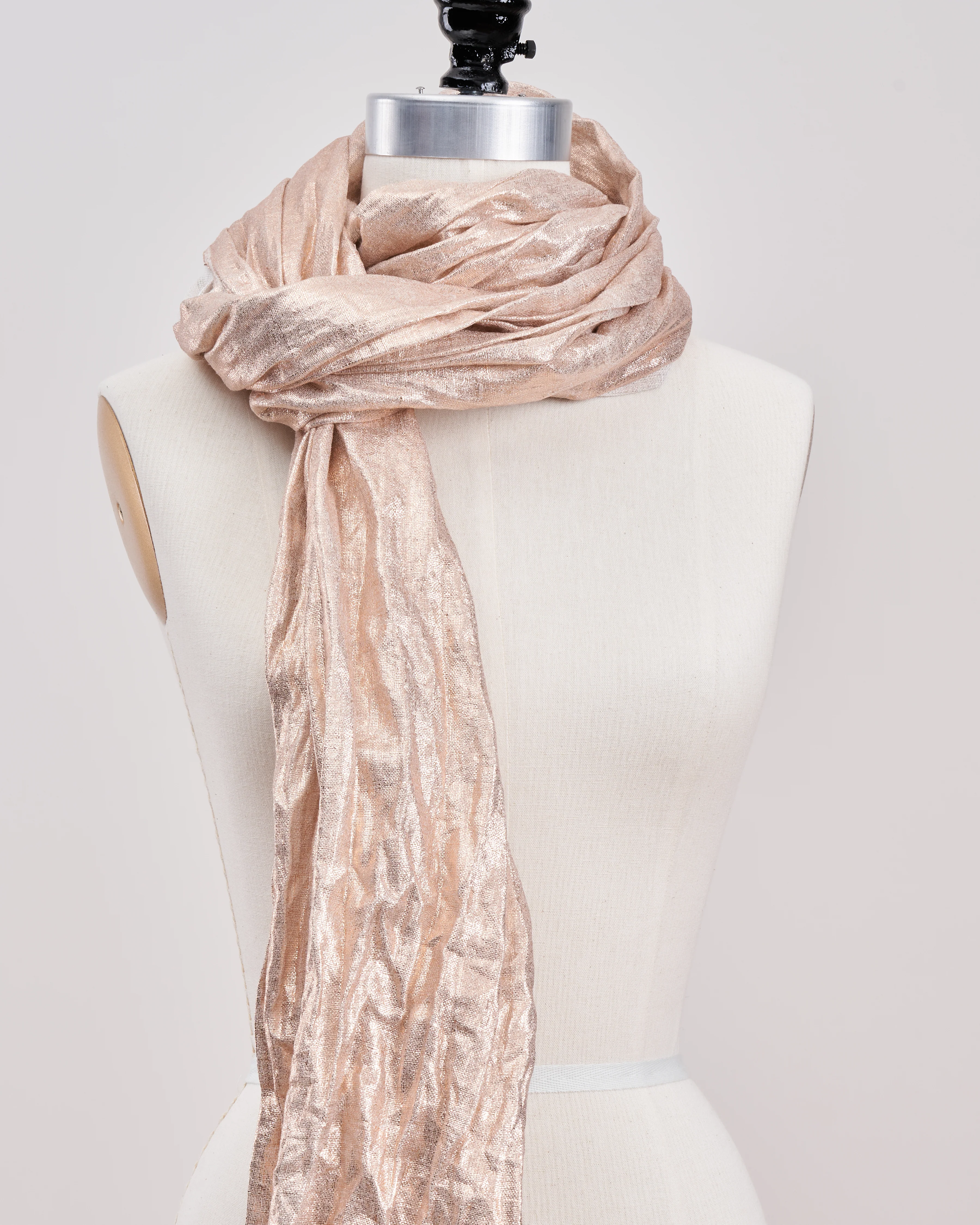 linen knitted scarf - rame