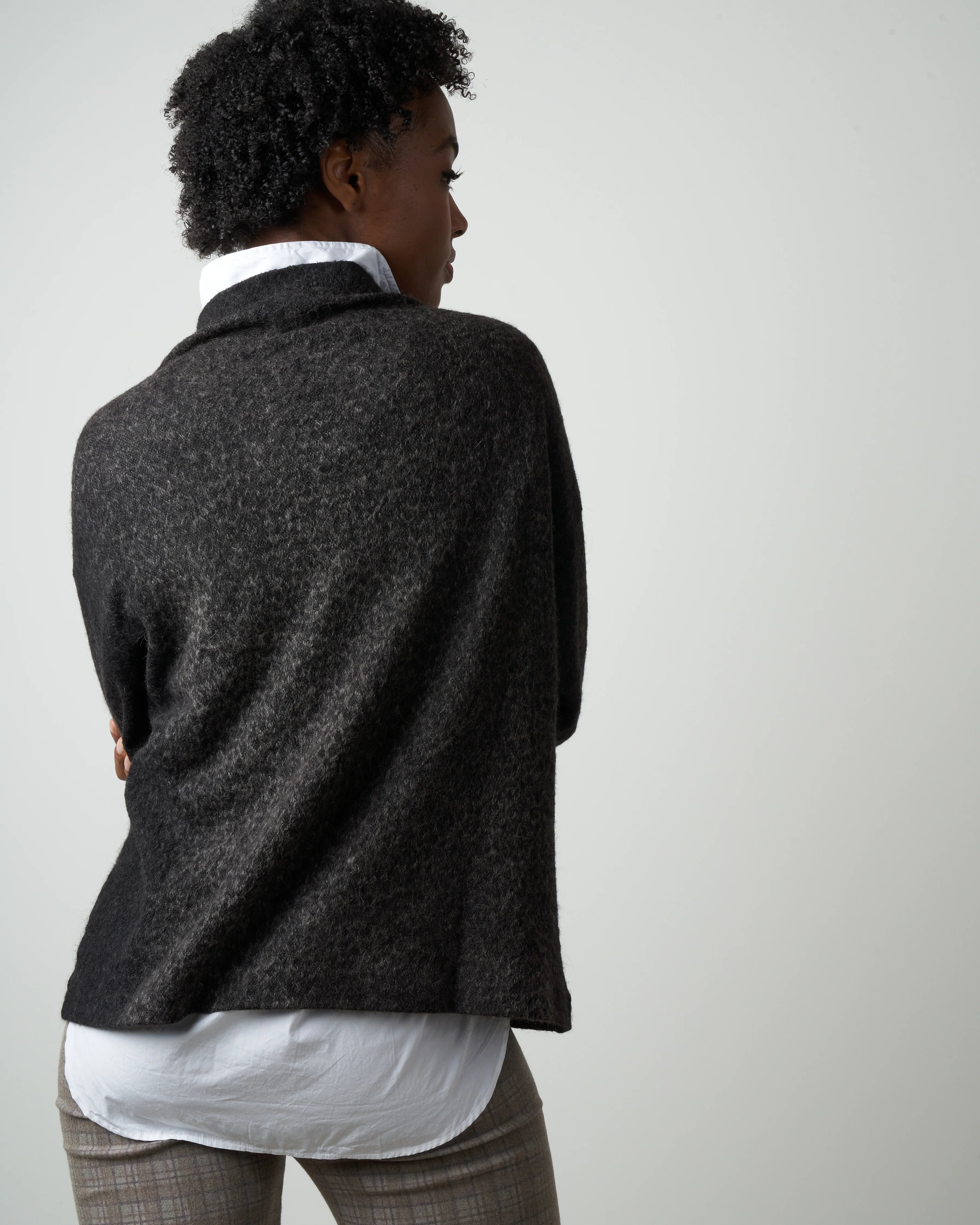 mock neck jacquard animalier pullover - carruba - Image 3