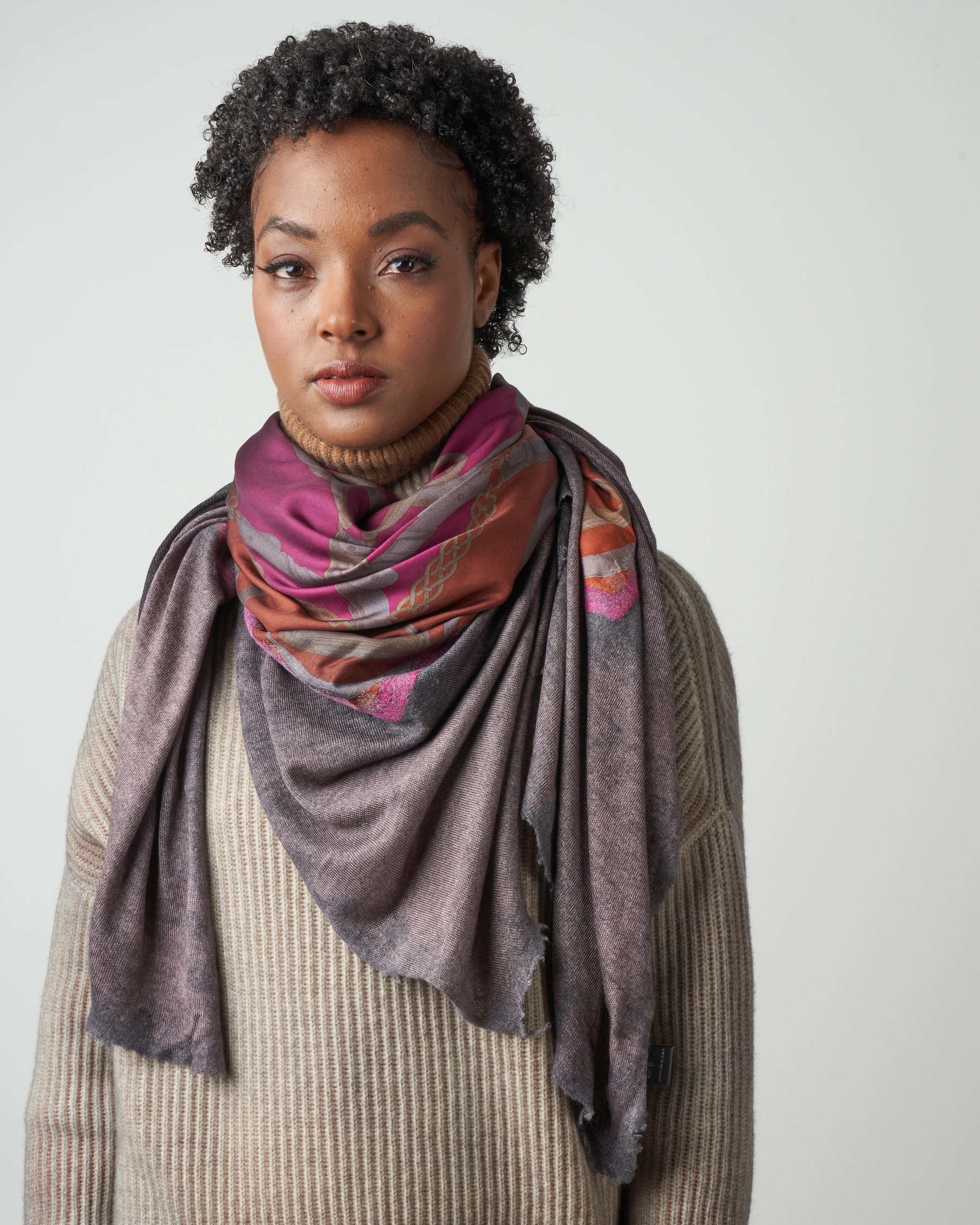 one of a kind foulard scarf - satin - Image 2