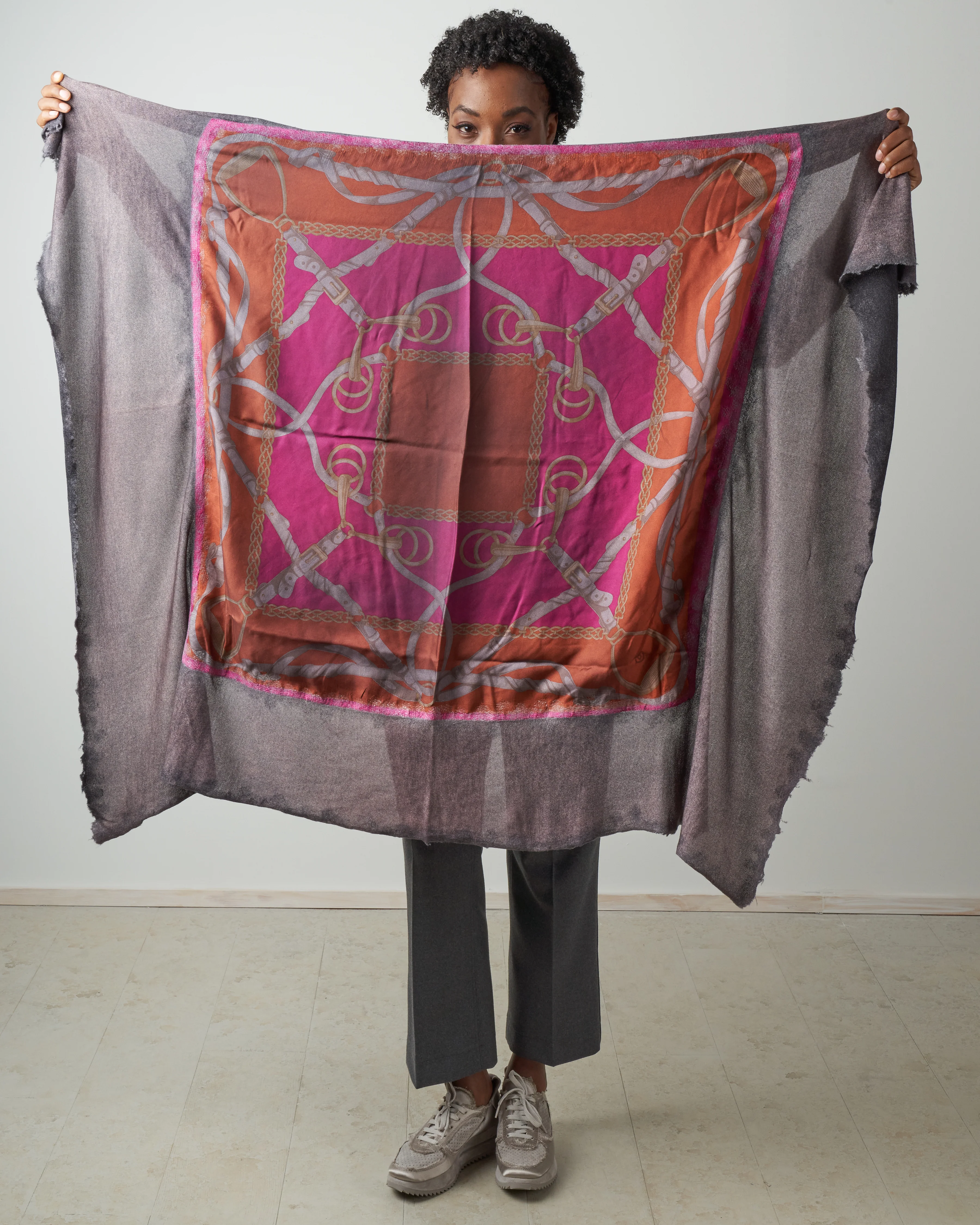 one of a kind foulard scarf - satin - Image 3