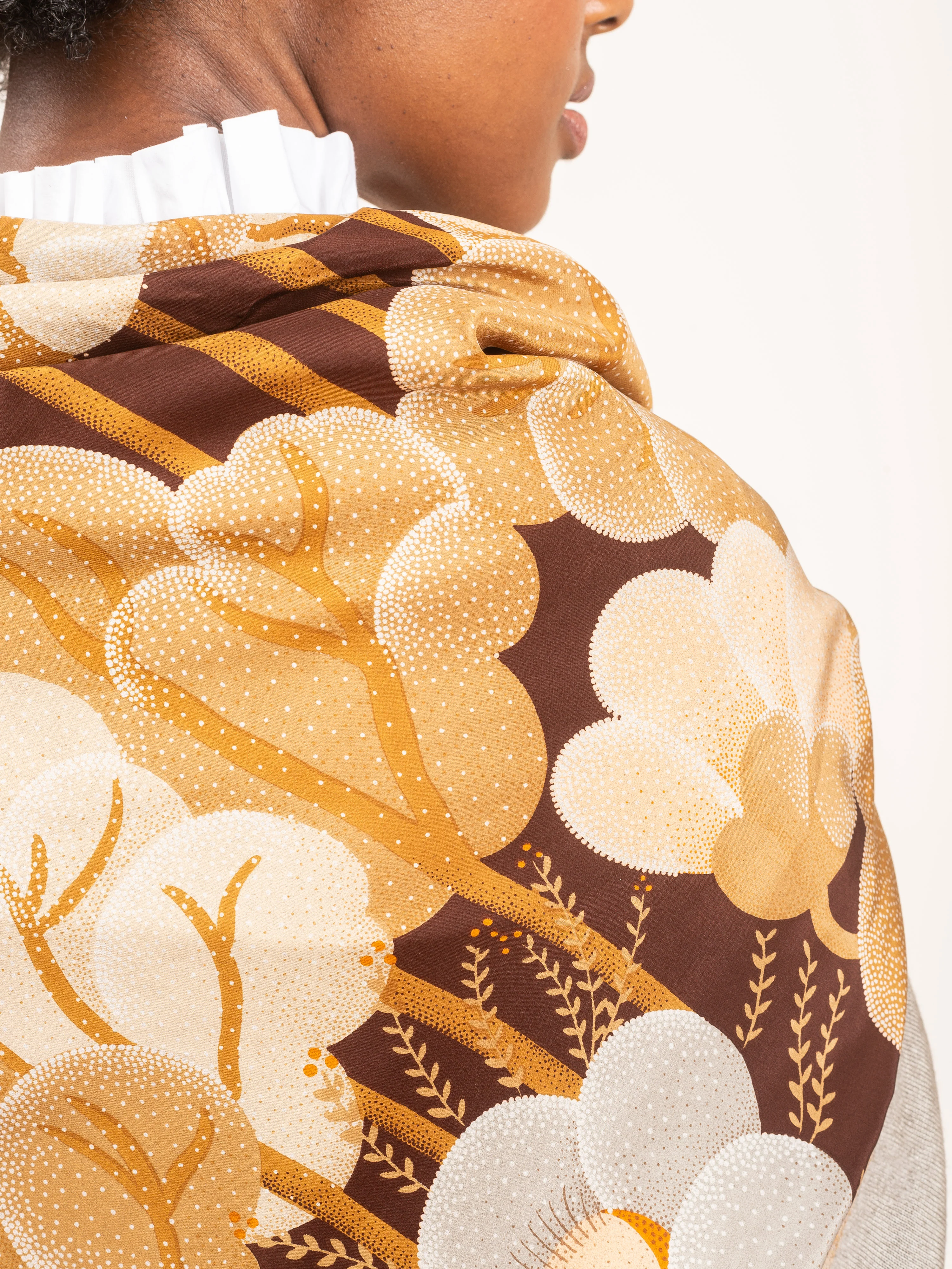 one of a kind foulard scarf - taupe - Image 5
