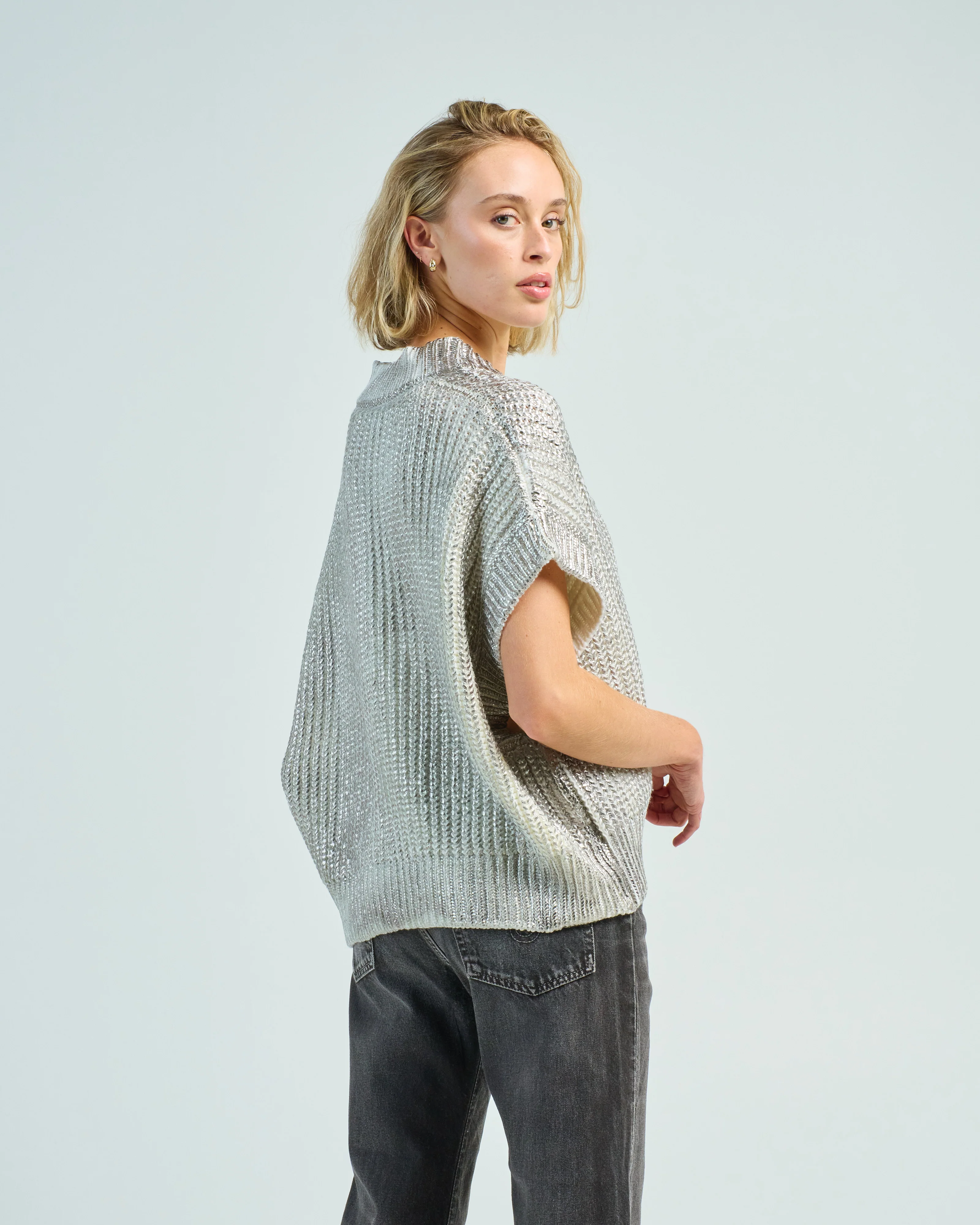 ribbed vest with lamination - Image 4