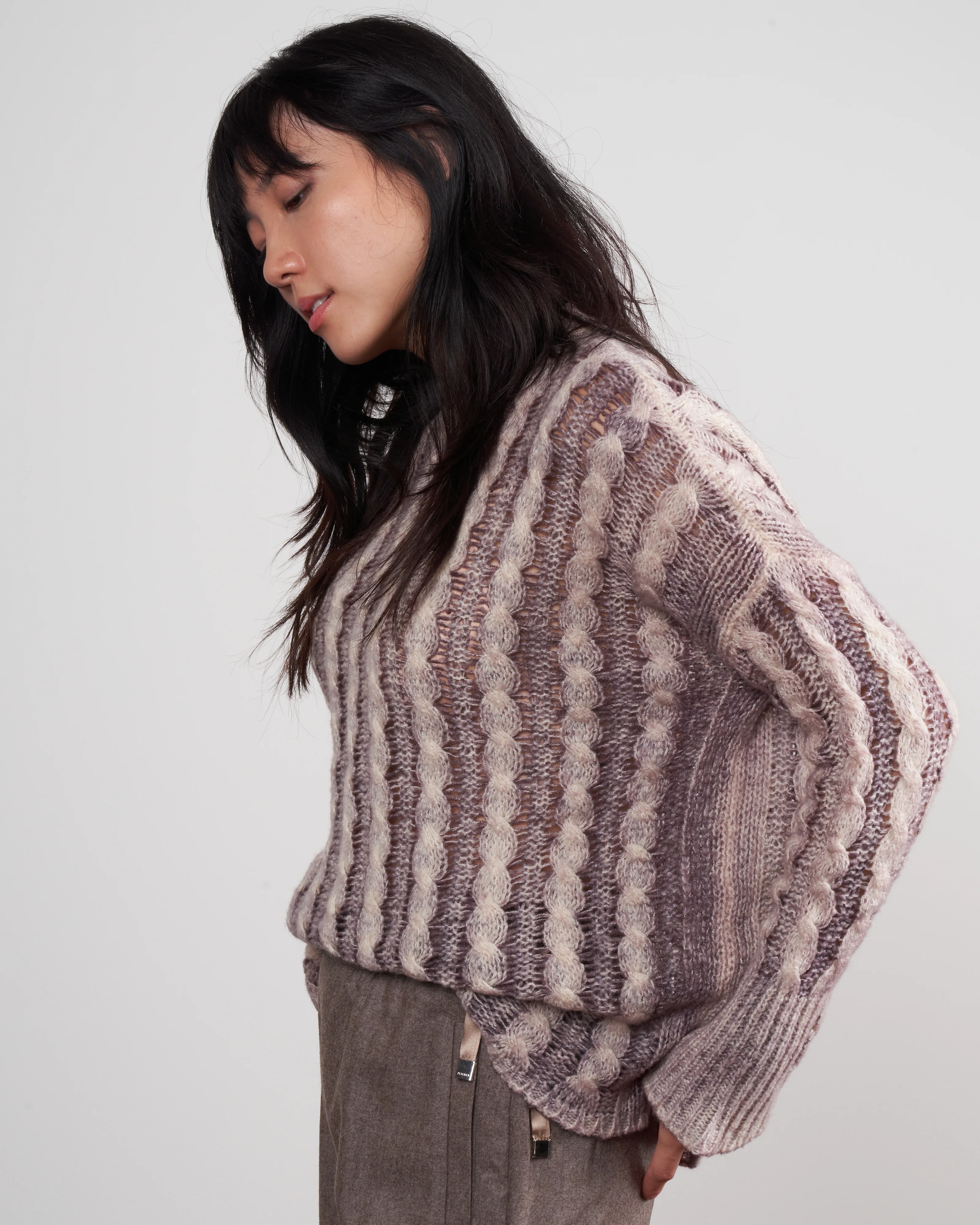 round neck with braids - gallnut - Image 3