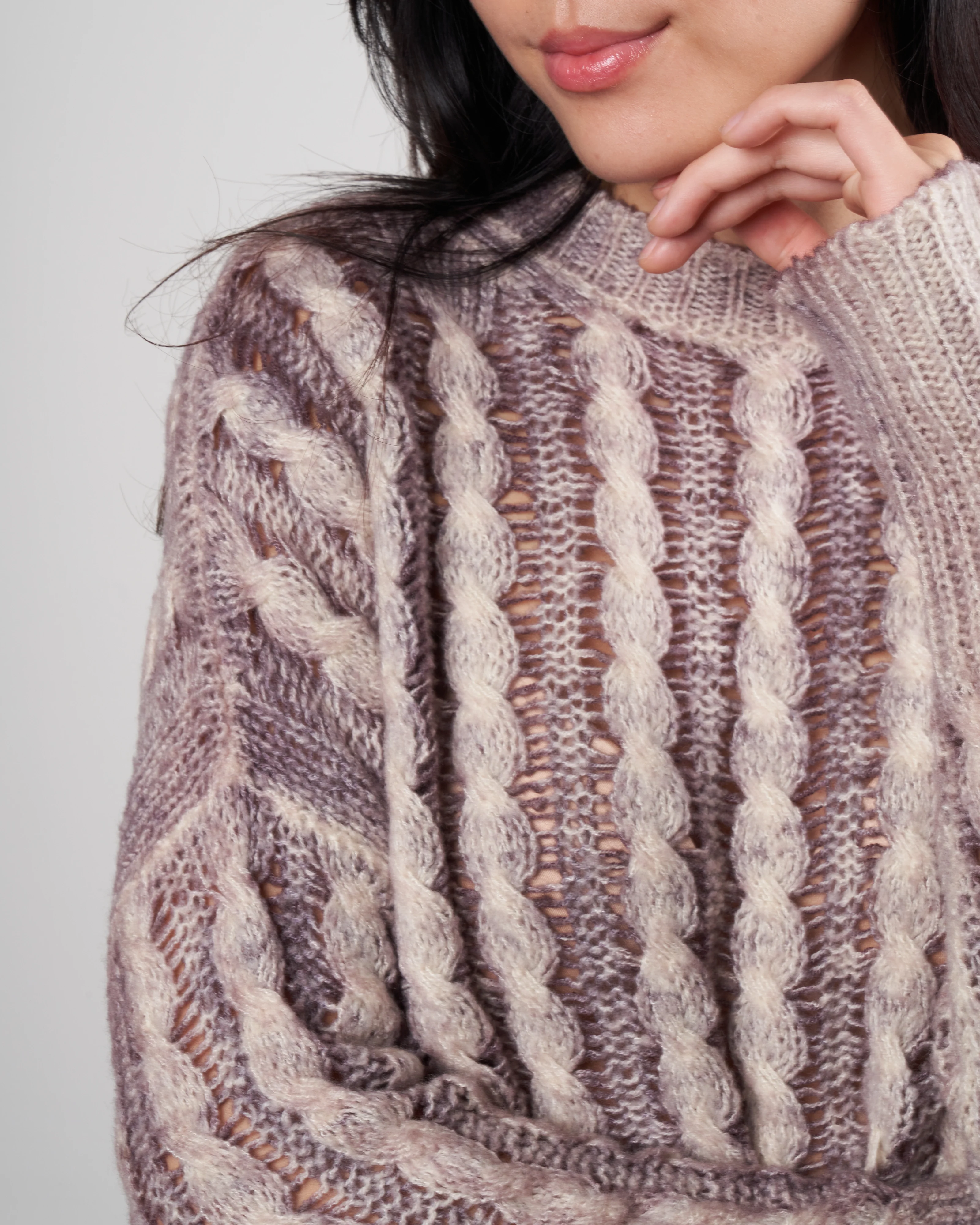 round neck with braids - gallnut - Image 5