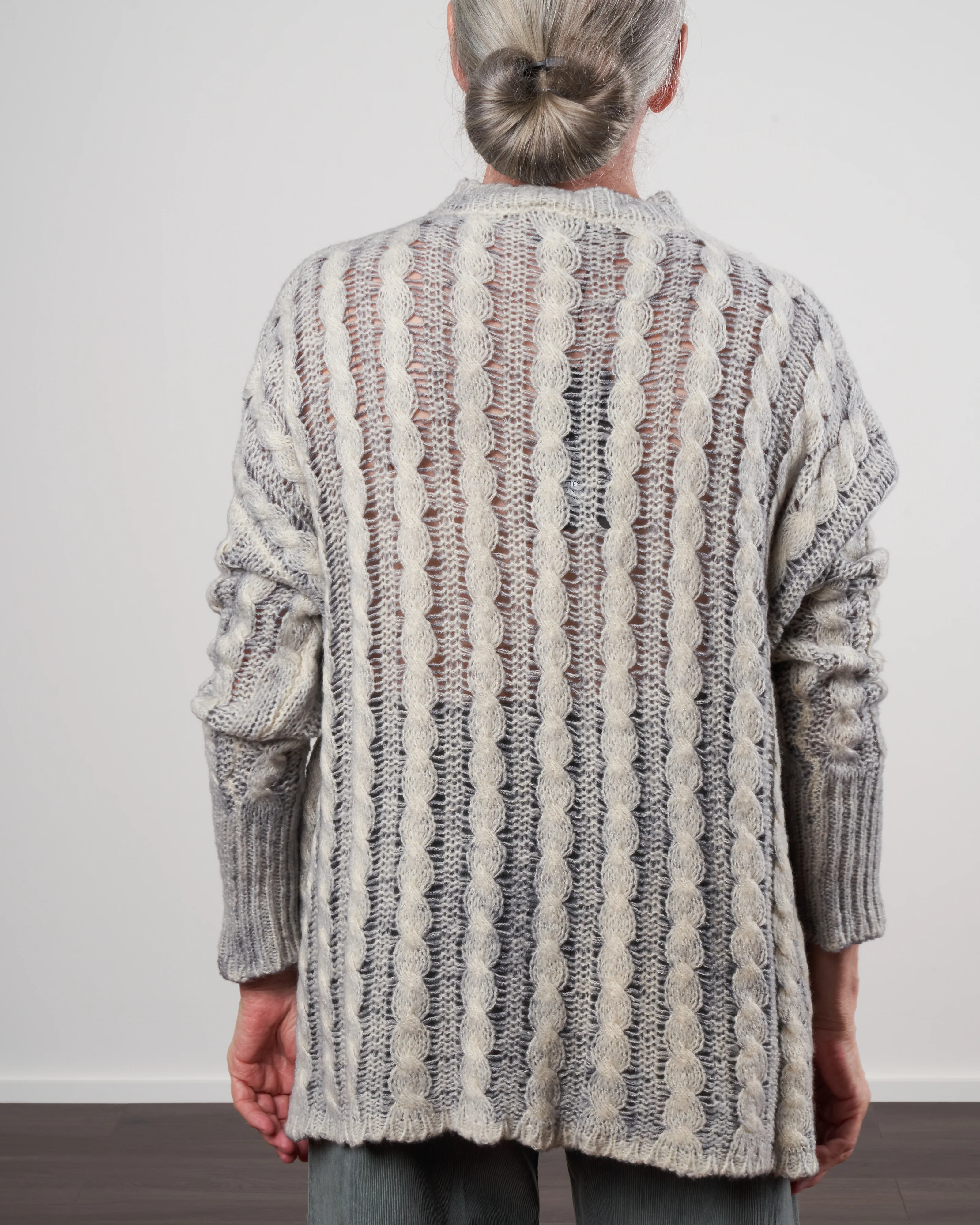 round neck with braids - ghiaccio - Image 4
