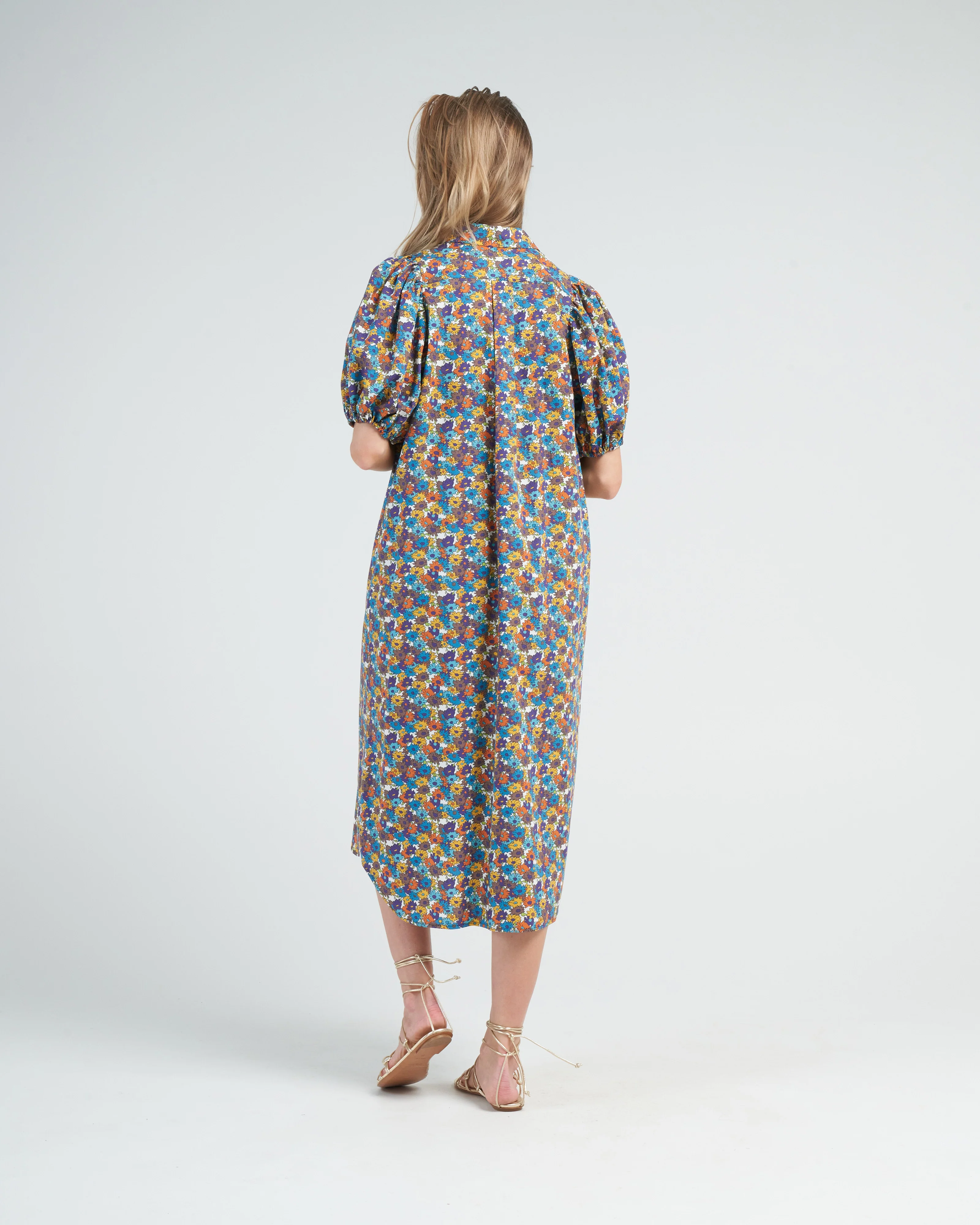 tulip dress - multicolor flowers - Image 4