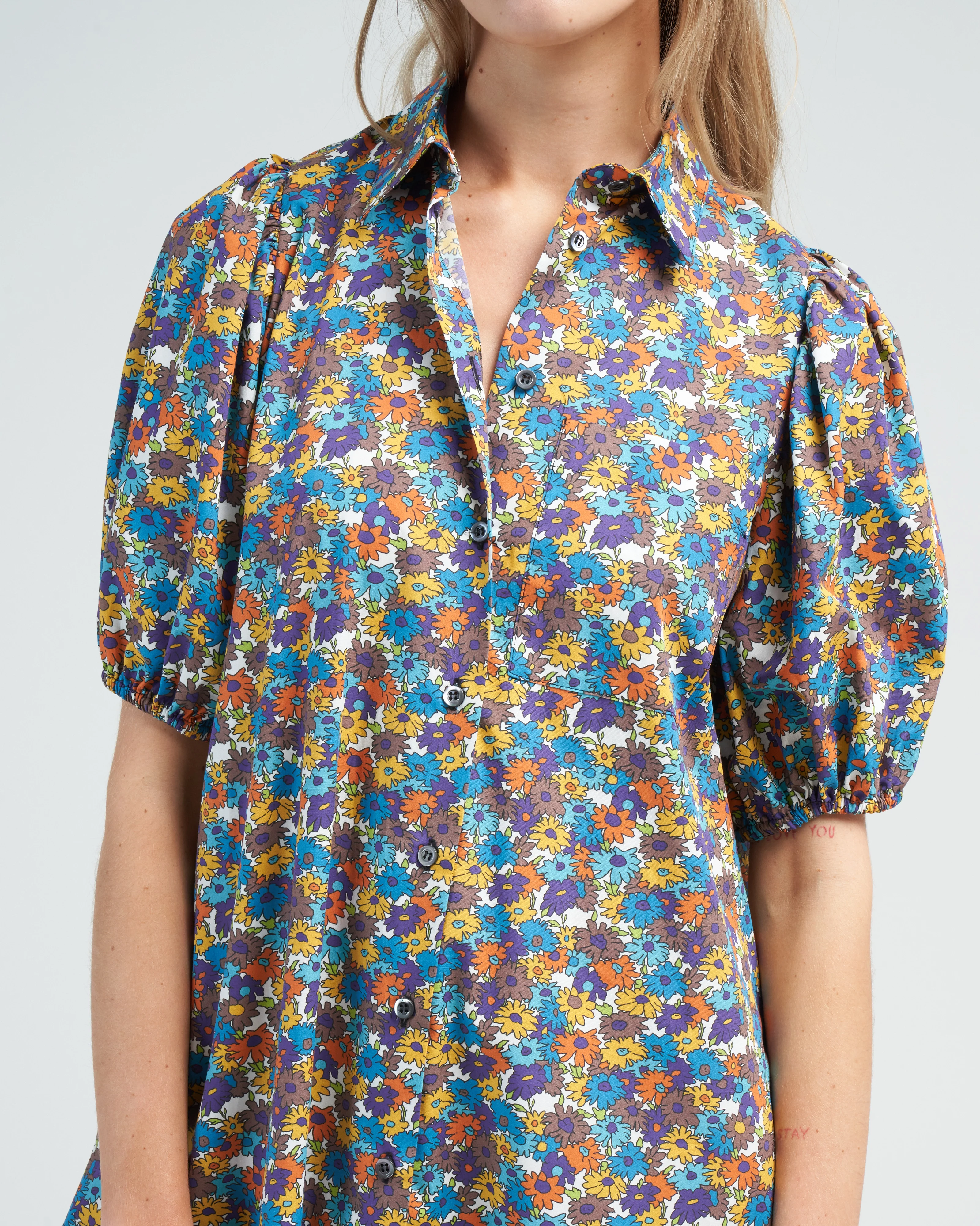 tulip dress - multicolor flowers - Image 5