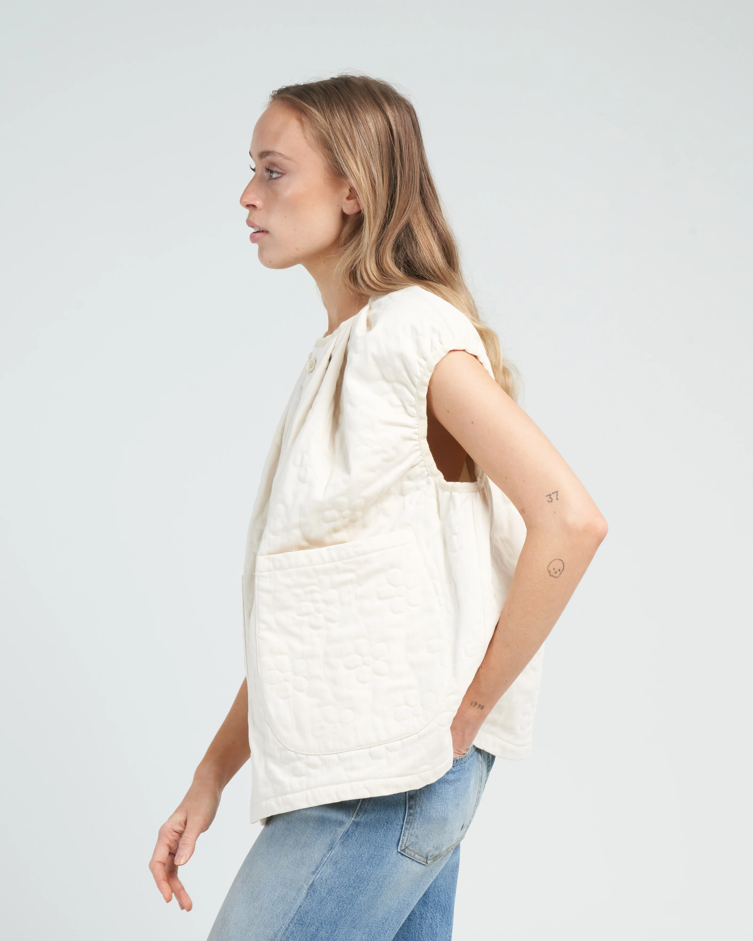 urban vest - off white - Image 3