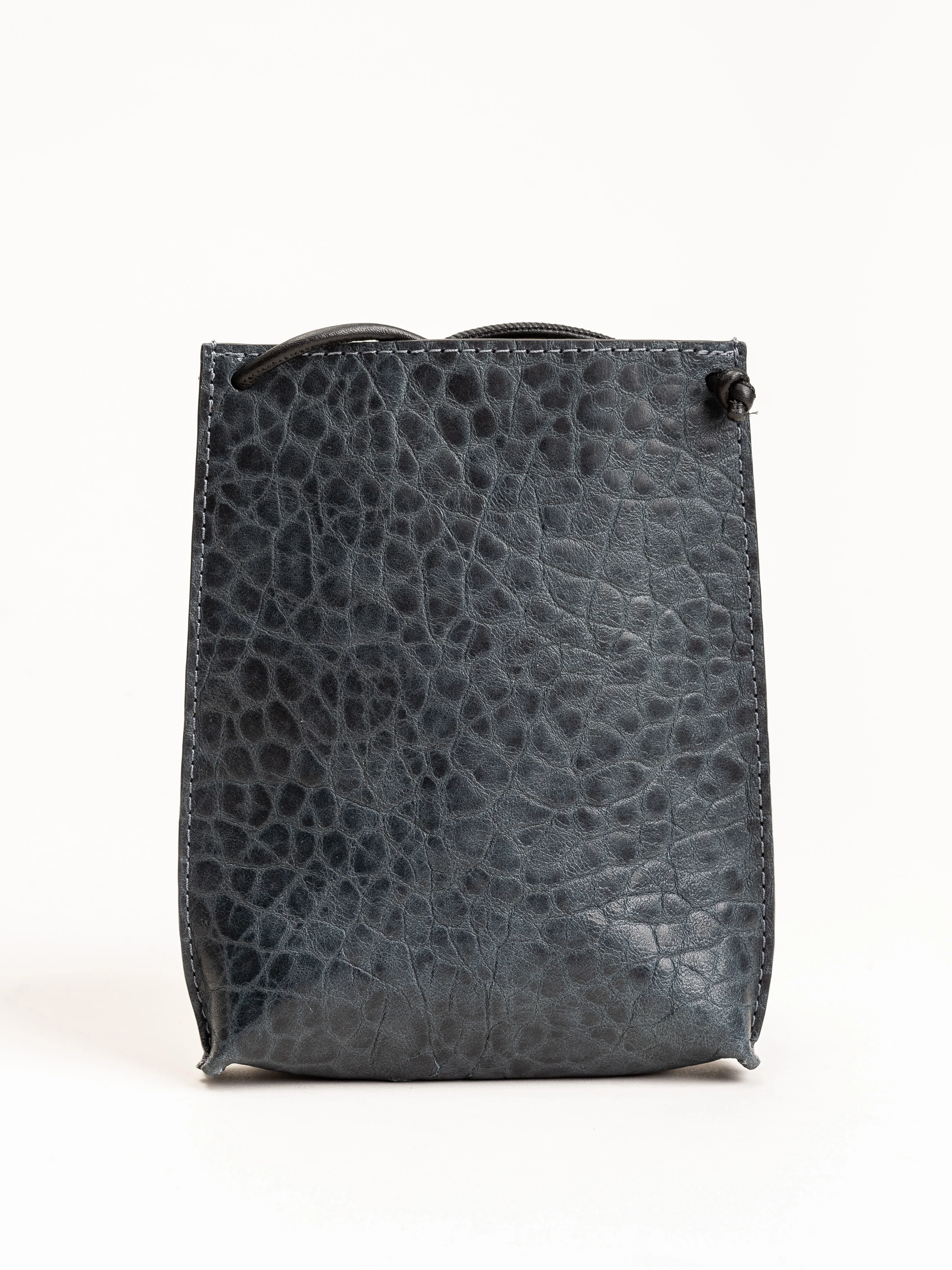 cell pouch - blue sheepskin - Image 2