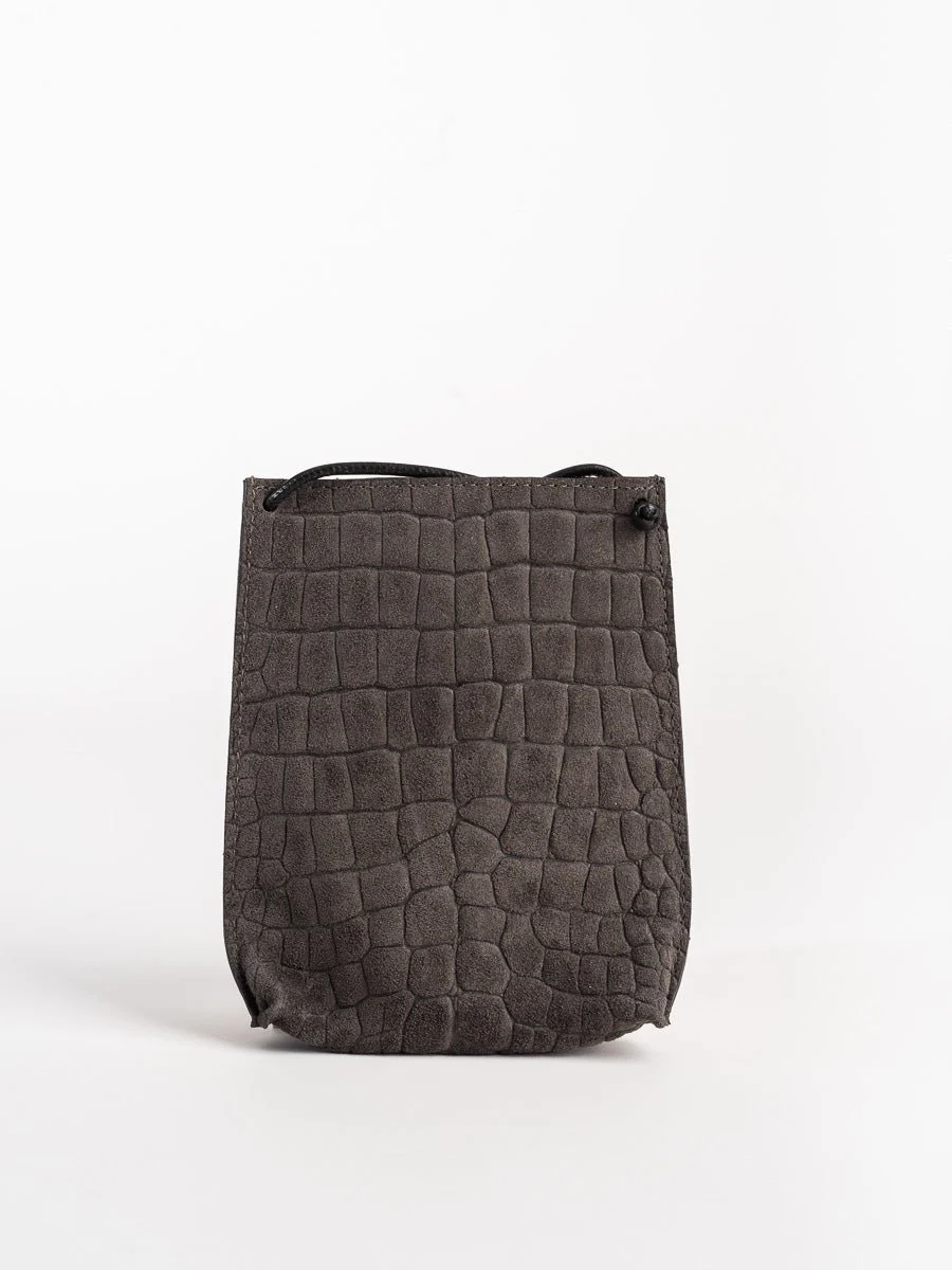 cell pouch - flannel sueded gator