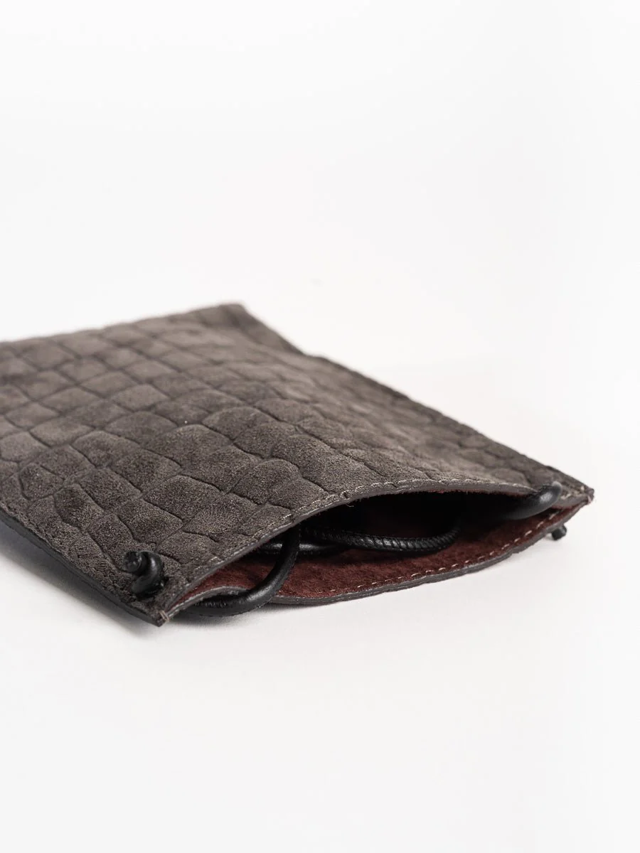 cell pouch - flannel sueded gator - Image 4