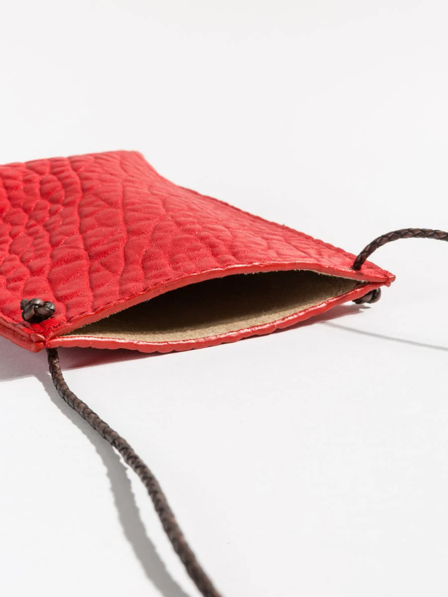 cell pouch - lipstick washed lamb - Image 3