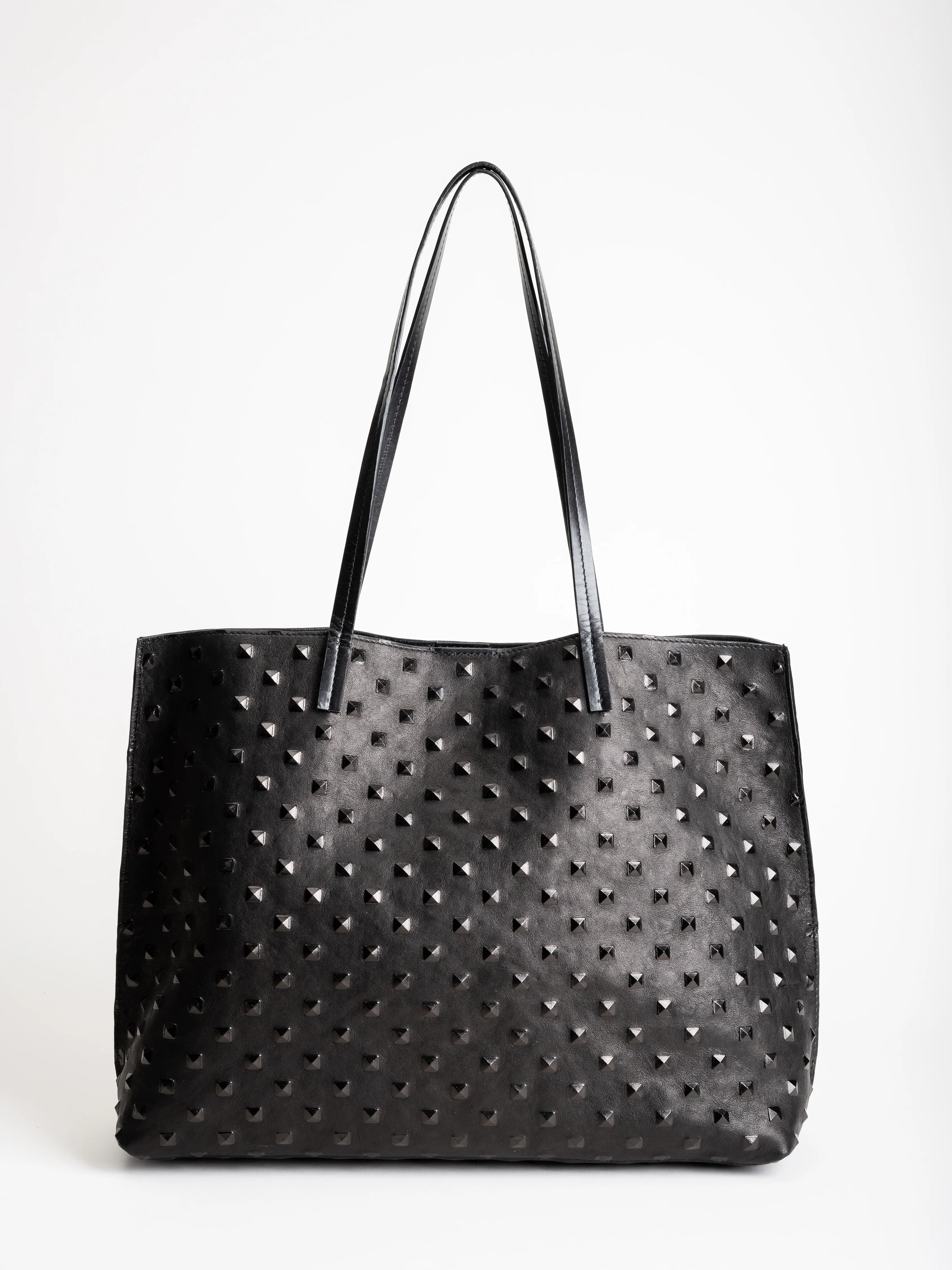 classic shopper - black stud