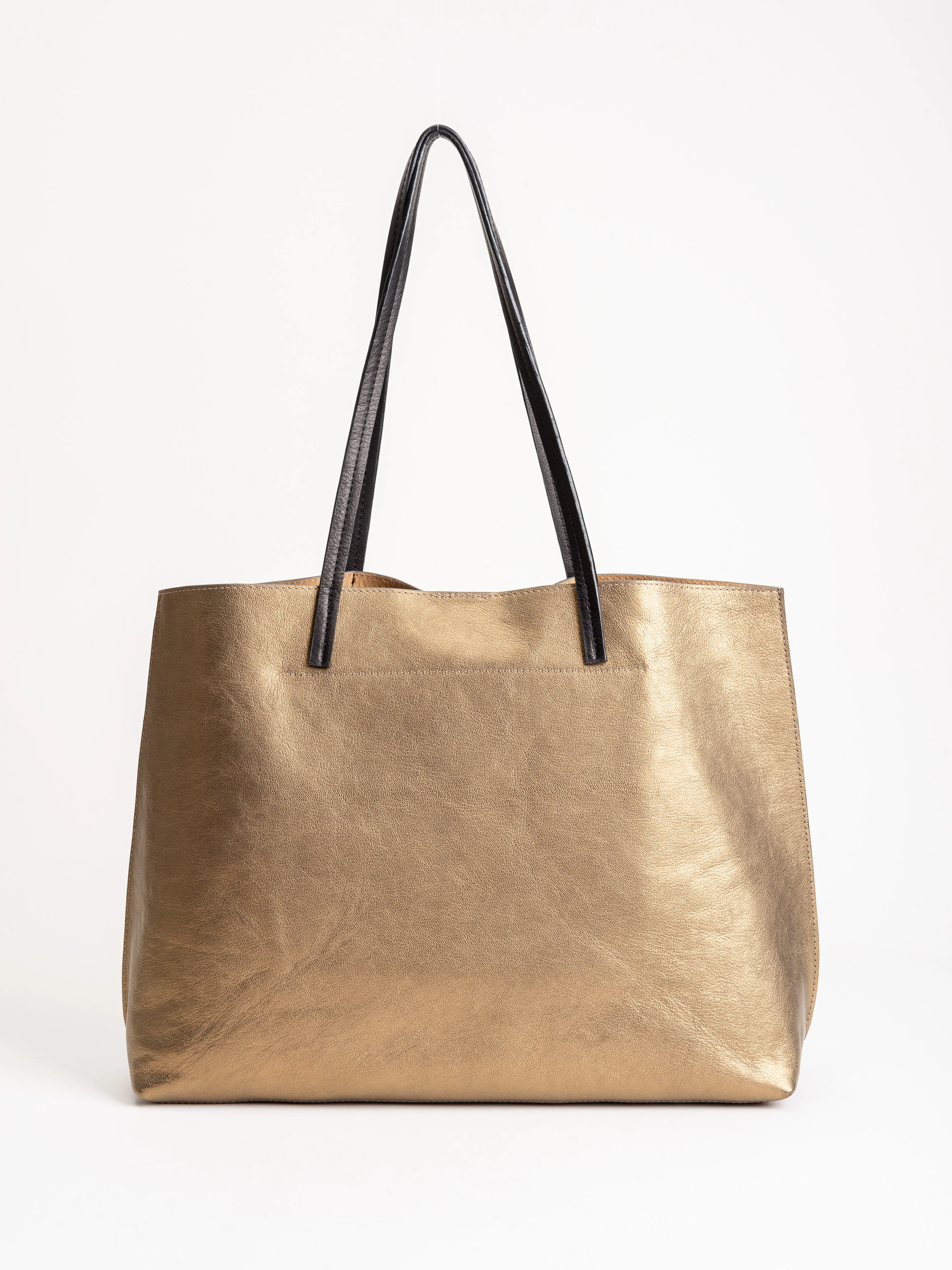 classic shopper - gold french goat - Image 2