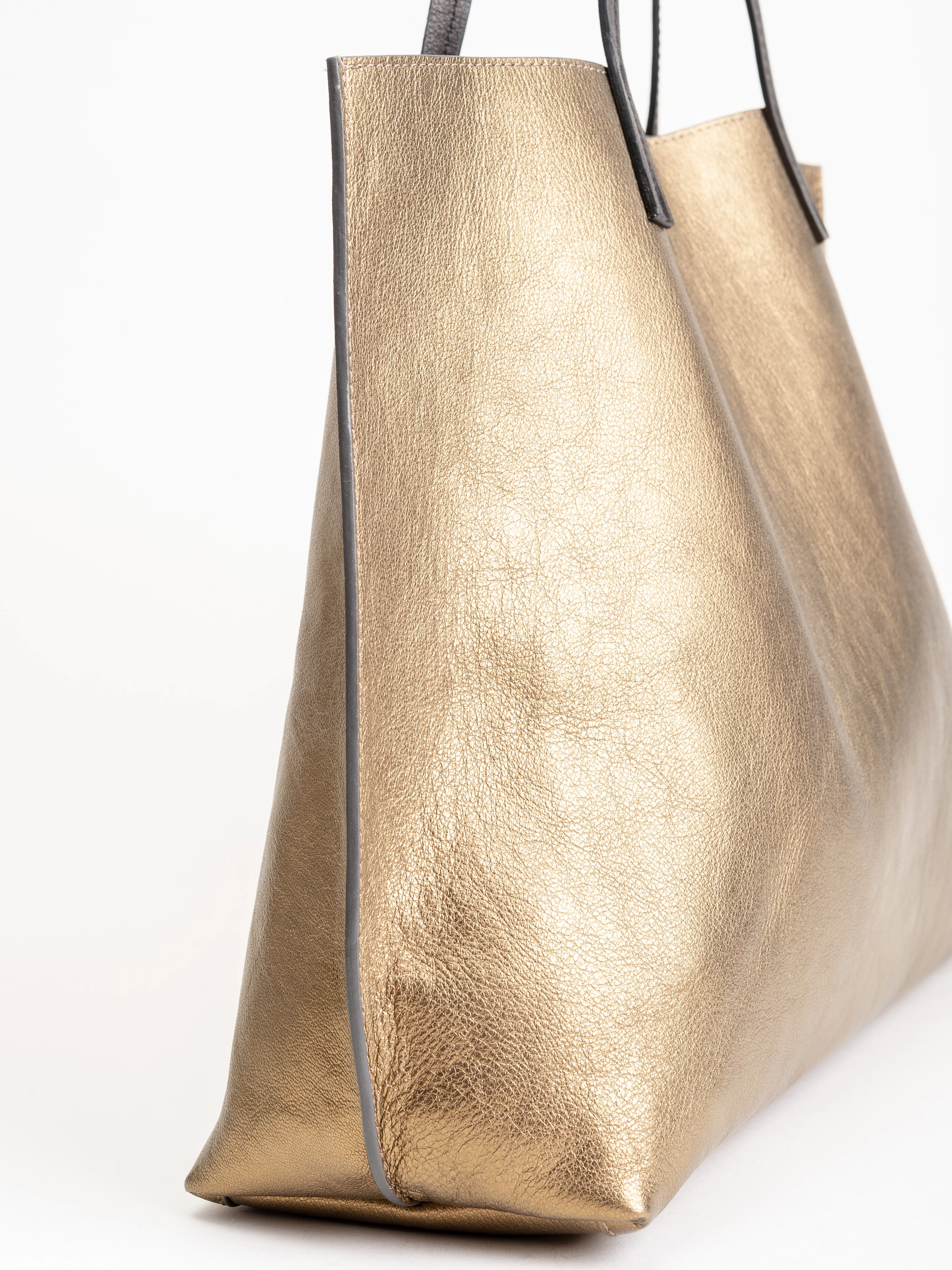 classic shopper - gold french goat - Image 3