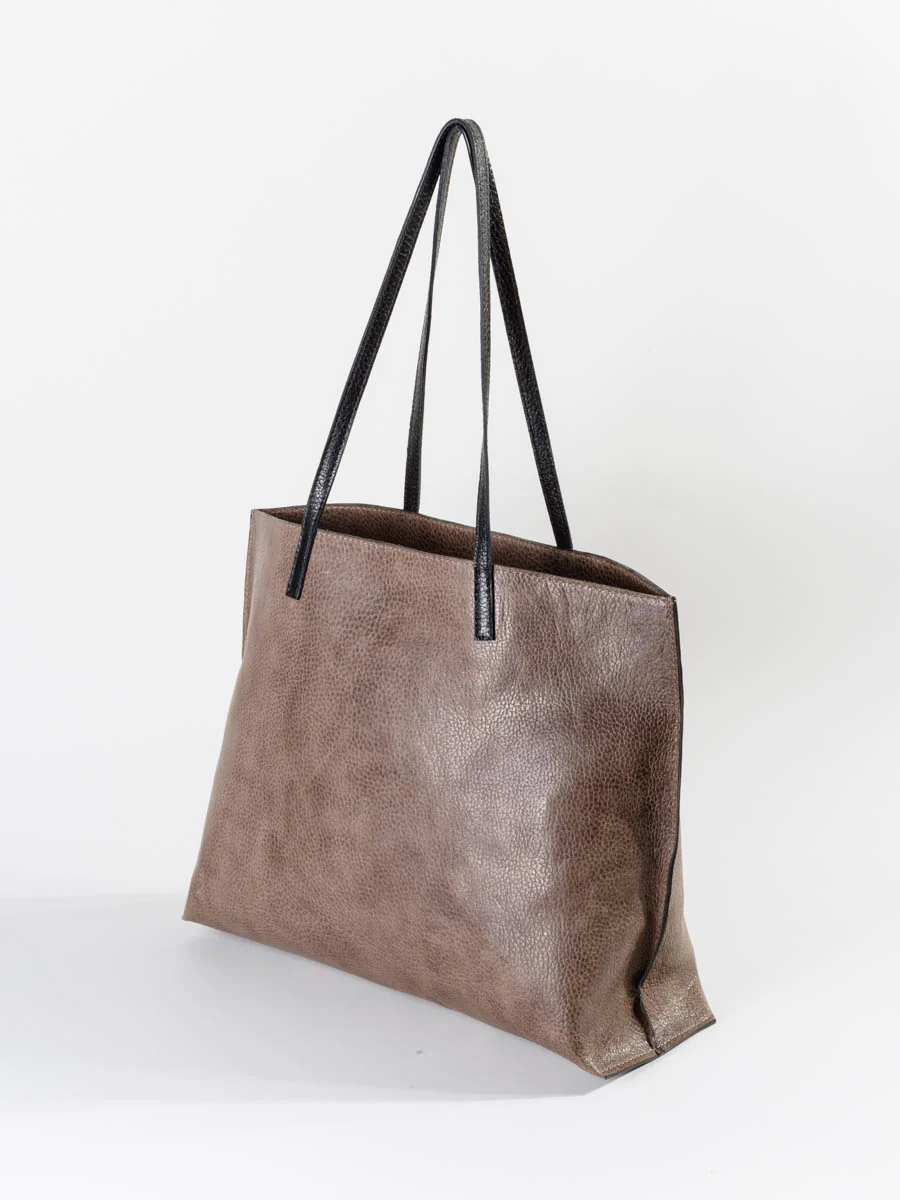 classic shopper - taupe - Image 2