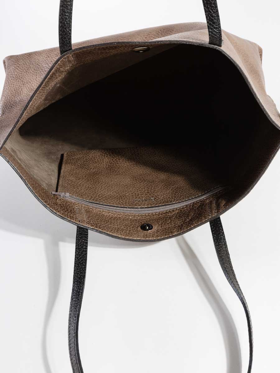 classic shopper - taupe - Image 5