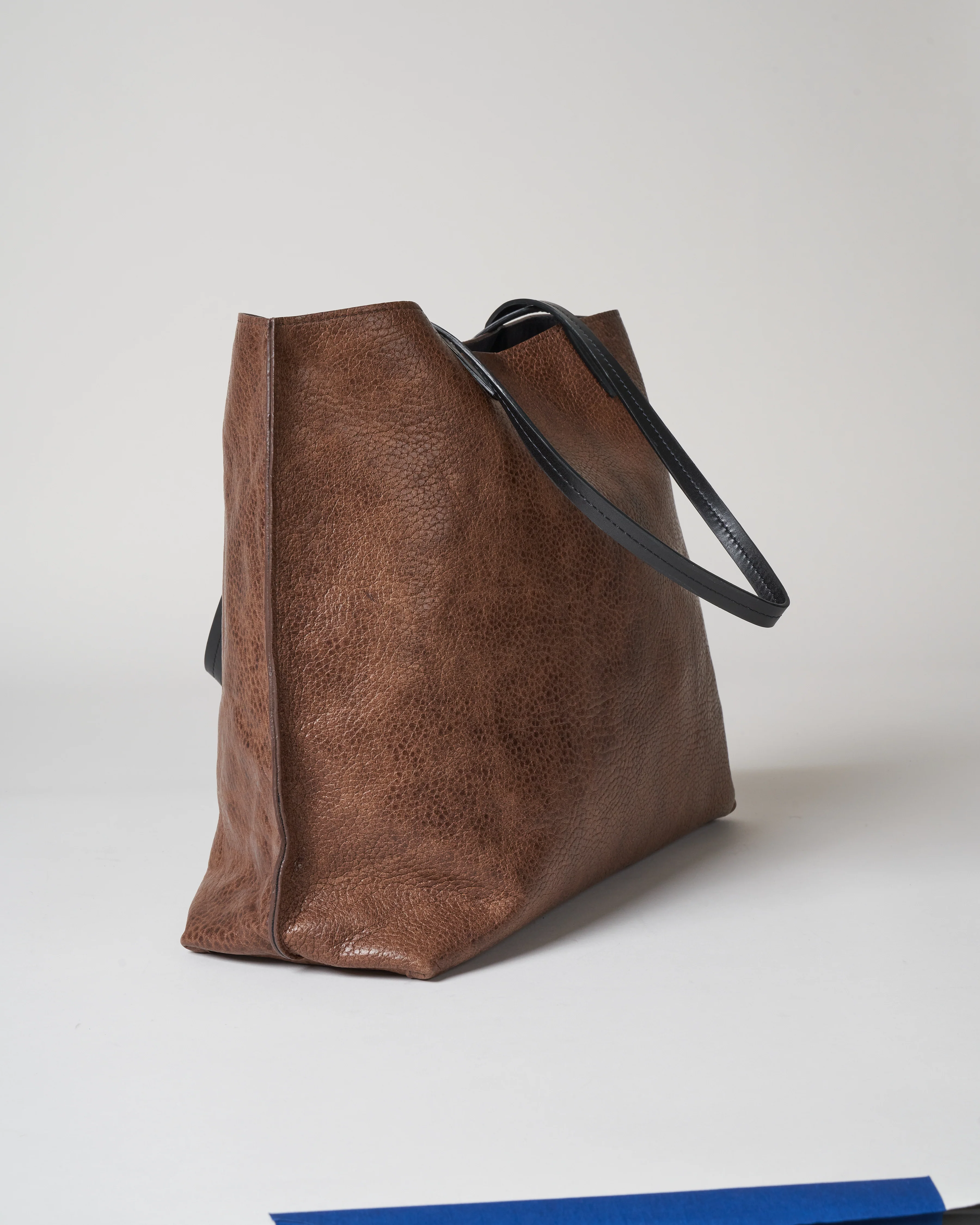 classic shopper tote - mocha ovino - Image 3