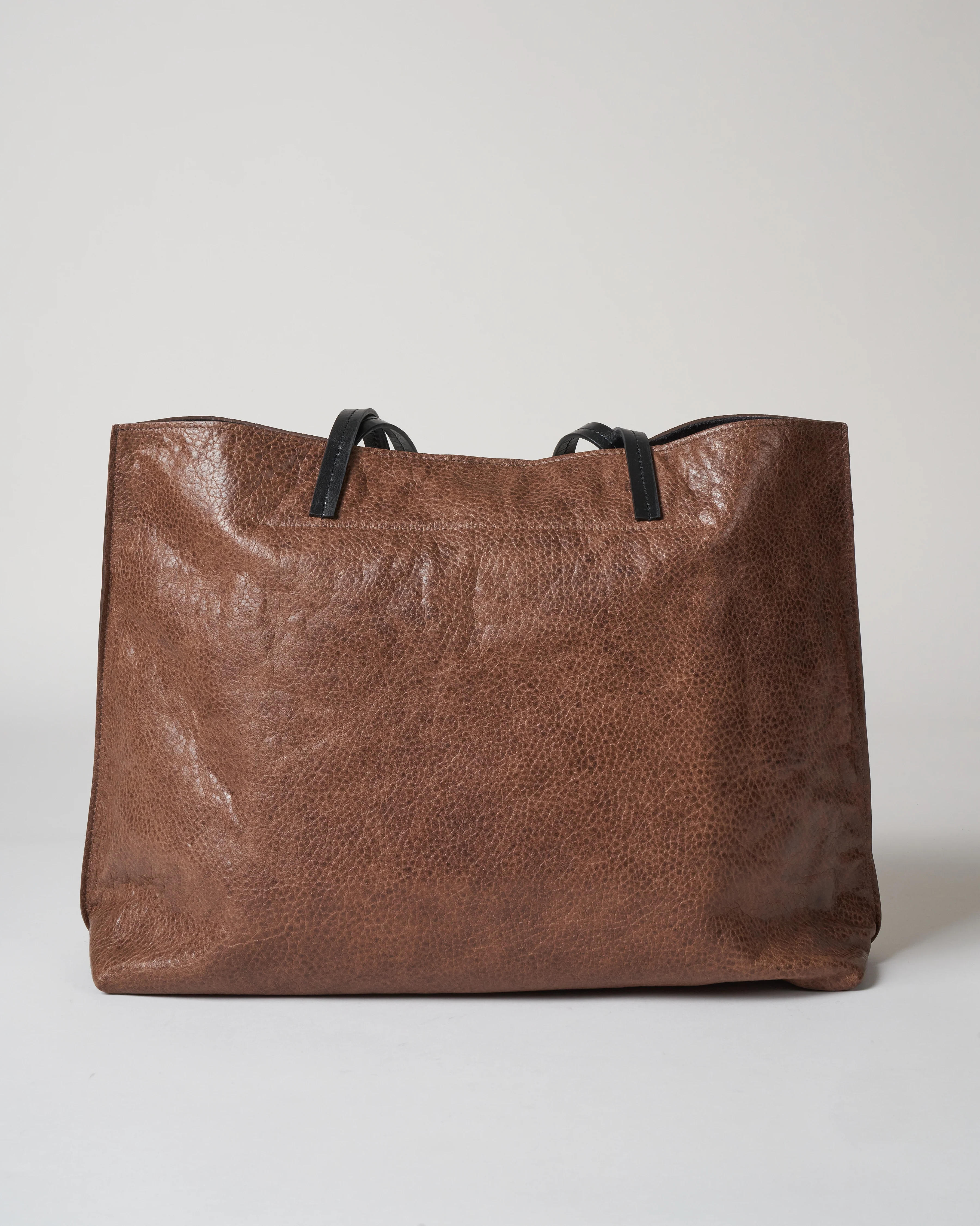 classic shopper tote - mocha ovino - Image 4