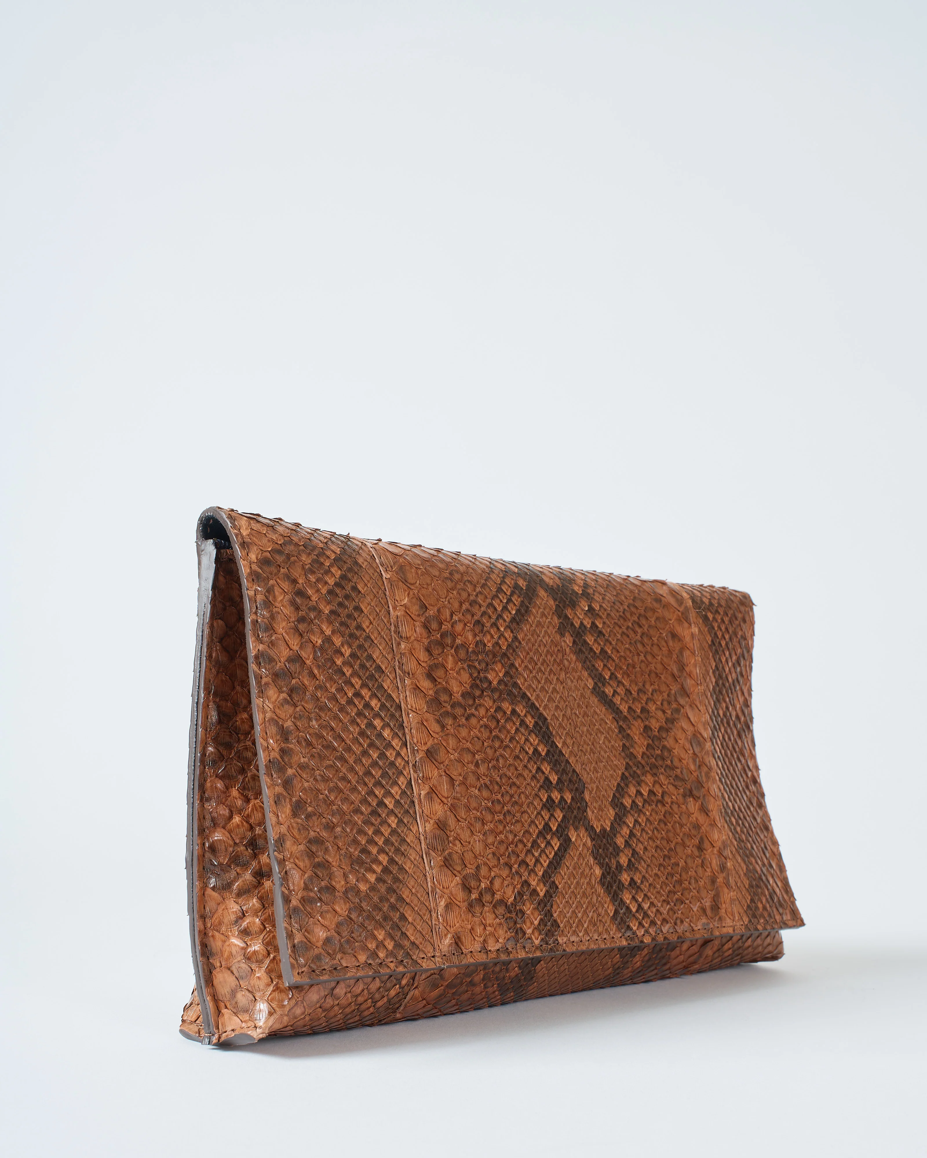 foldover clutch python - Image 4