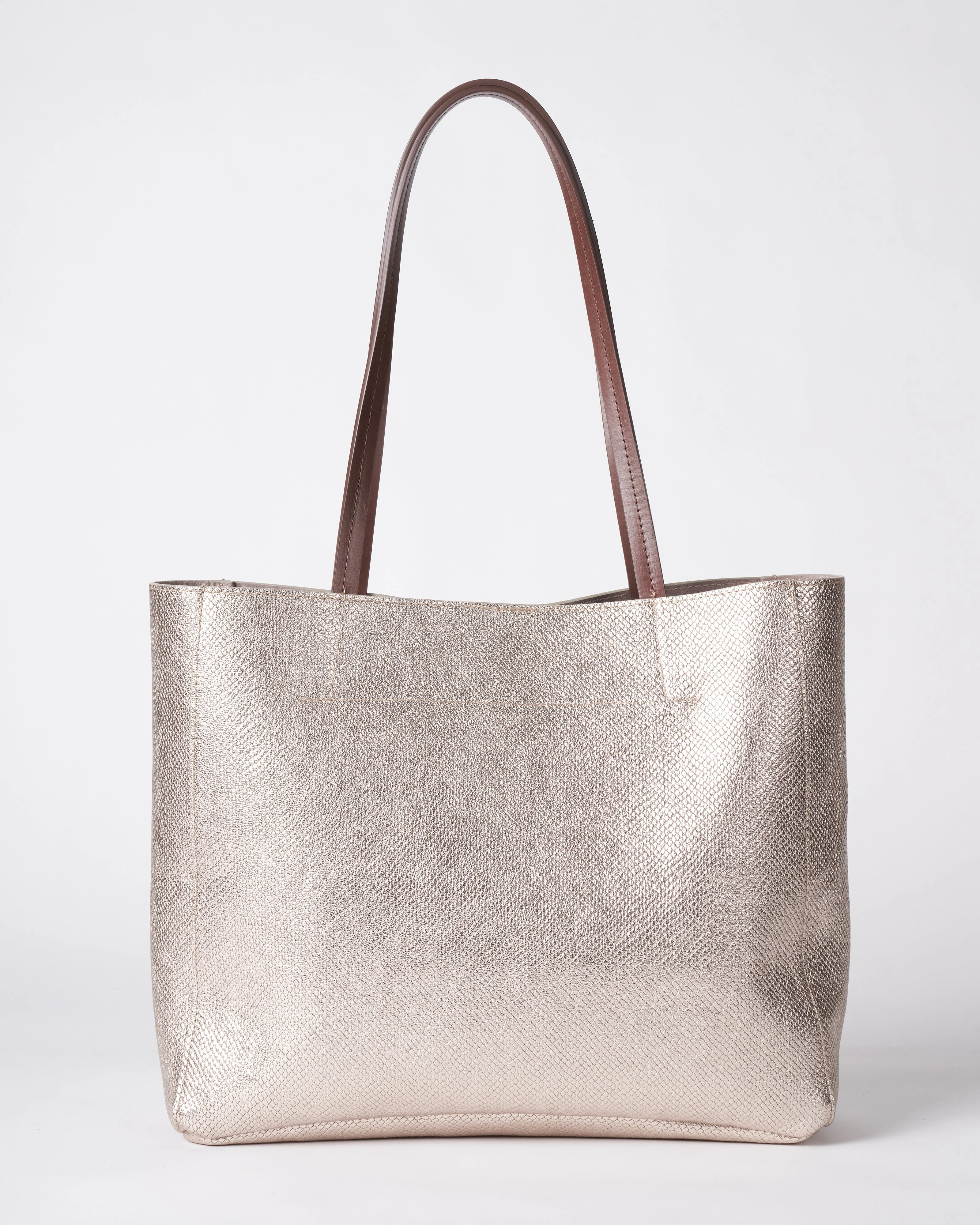 front pocket tote - silver serpent - Image 2