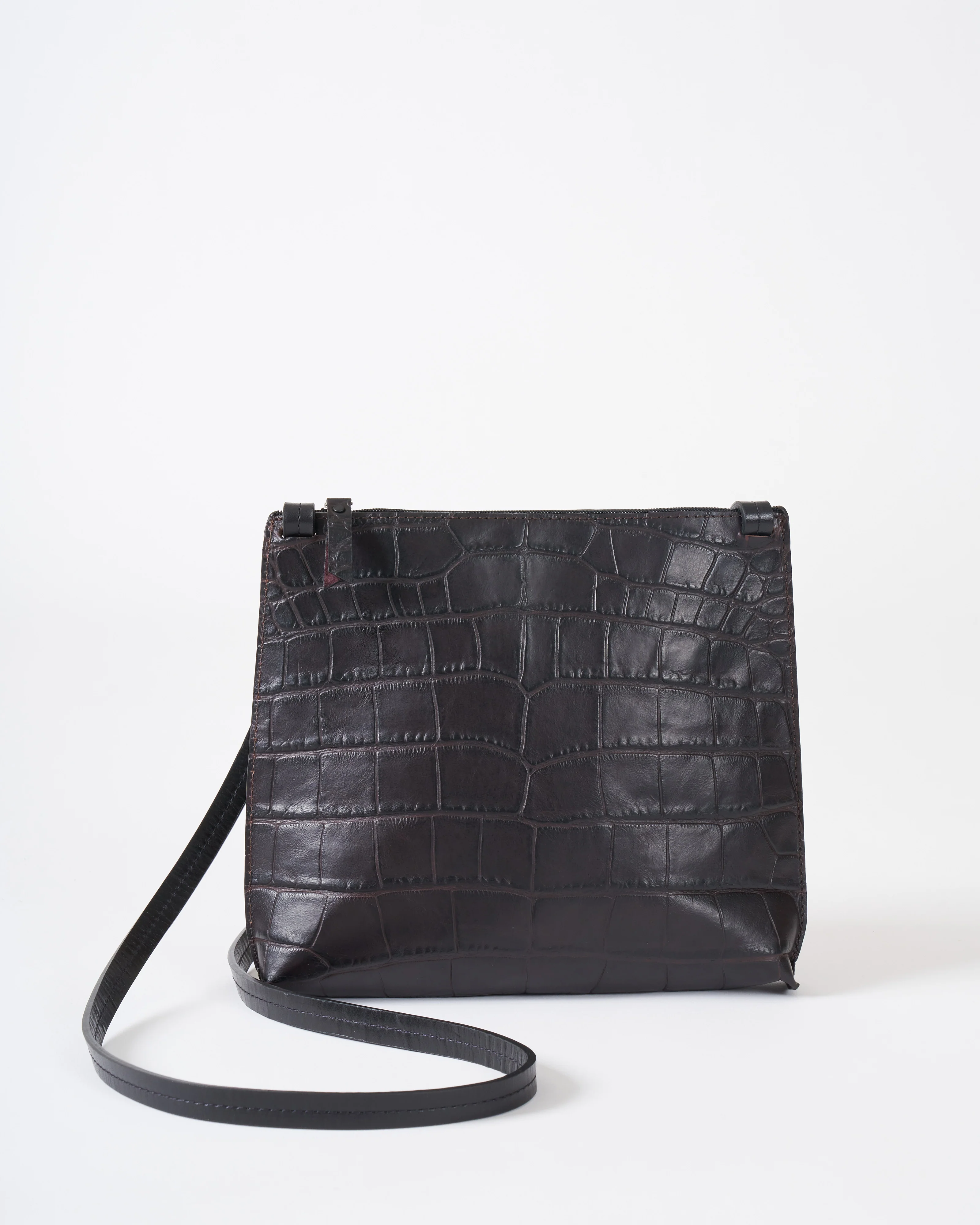 large strappy - espresso embossed croc - Image 2
