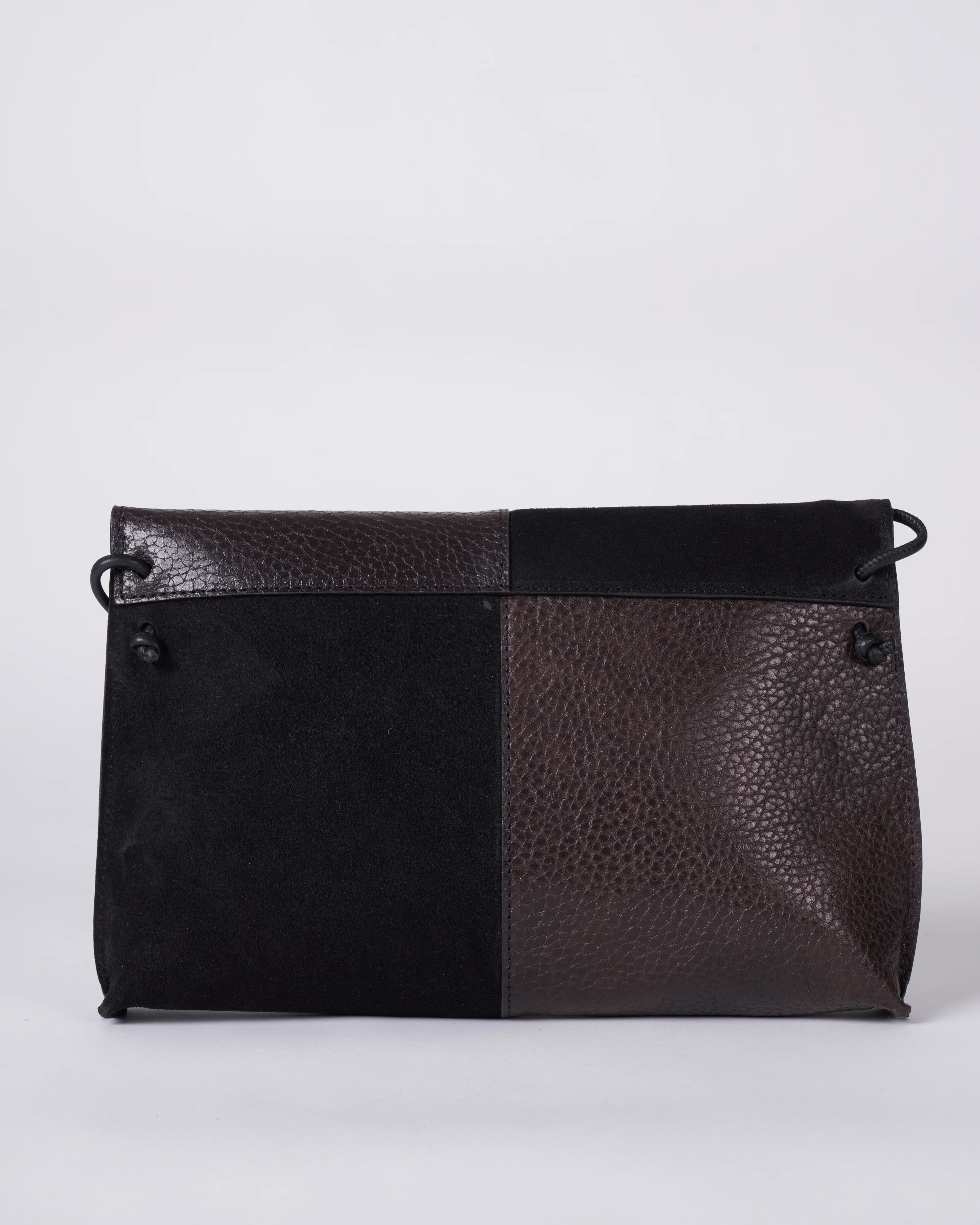 large strappy foldover - 2 tone graphite - Image 2