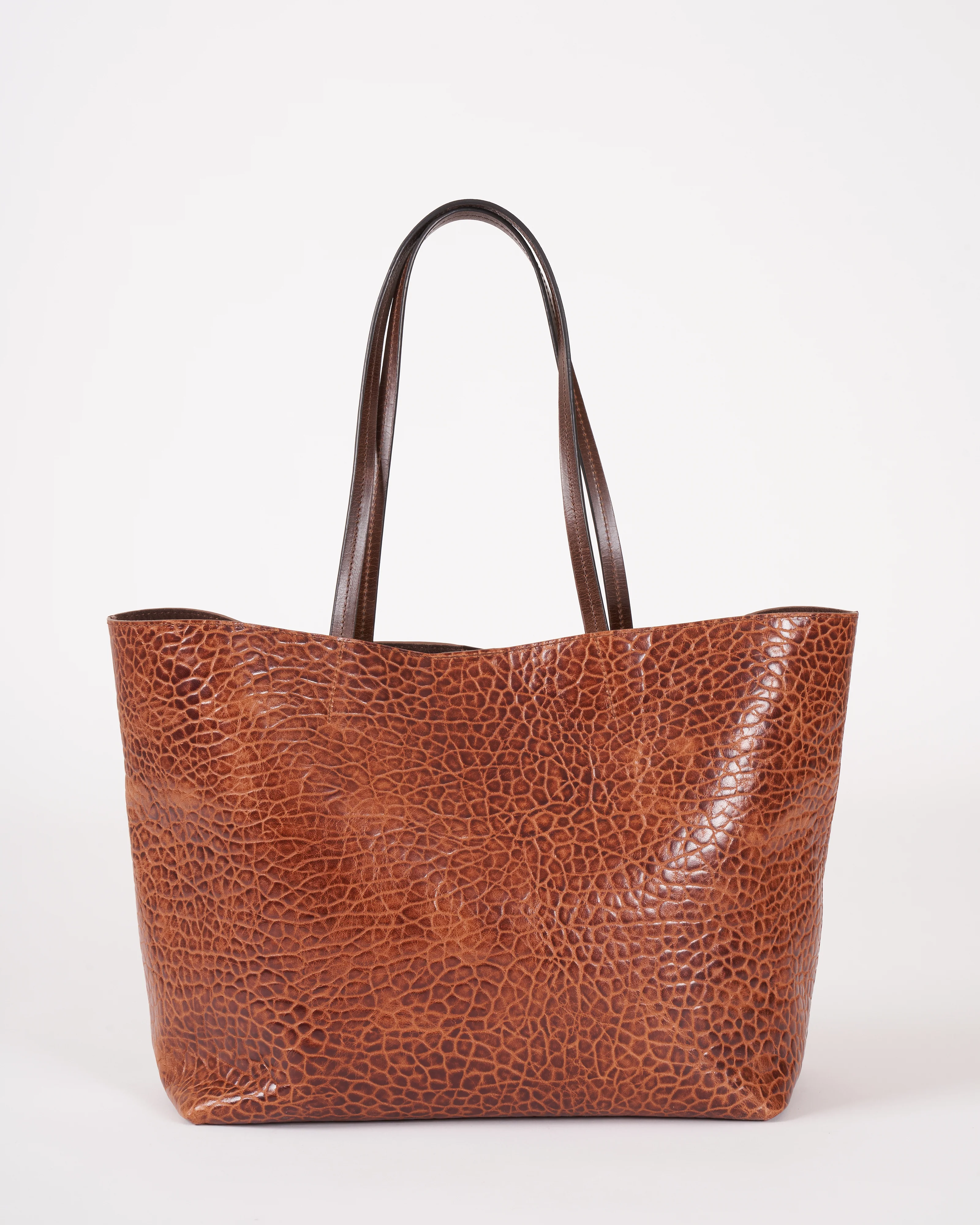 medium essential tote - nutmeg pebbled sheepskin - Image 5