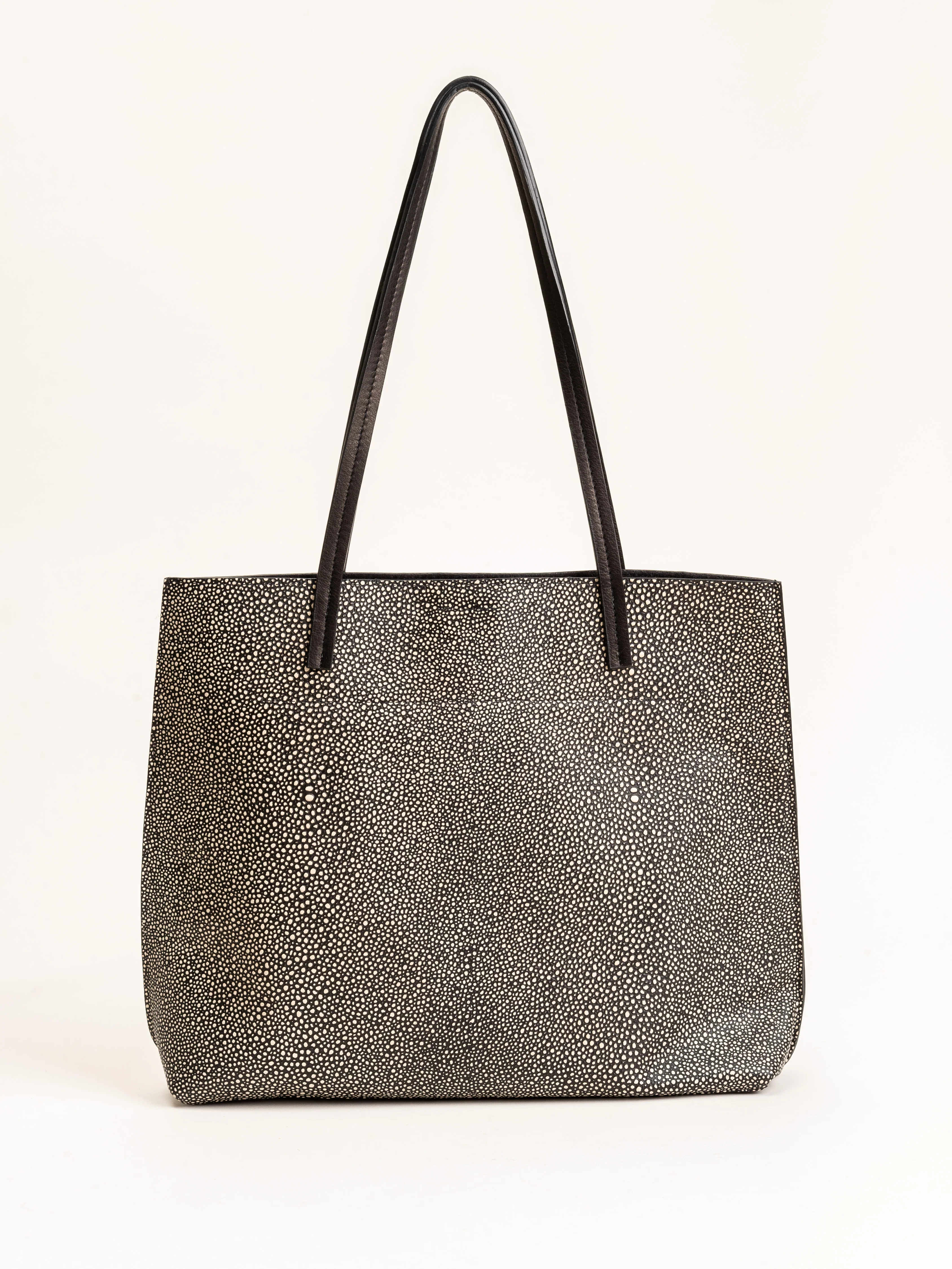 mezzo shopper - black shagreen - Image 2