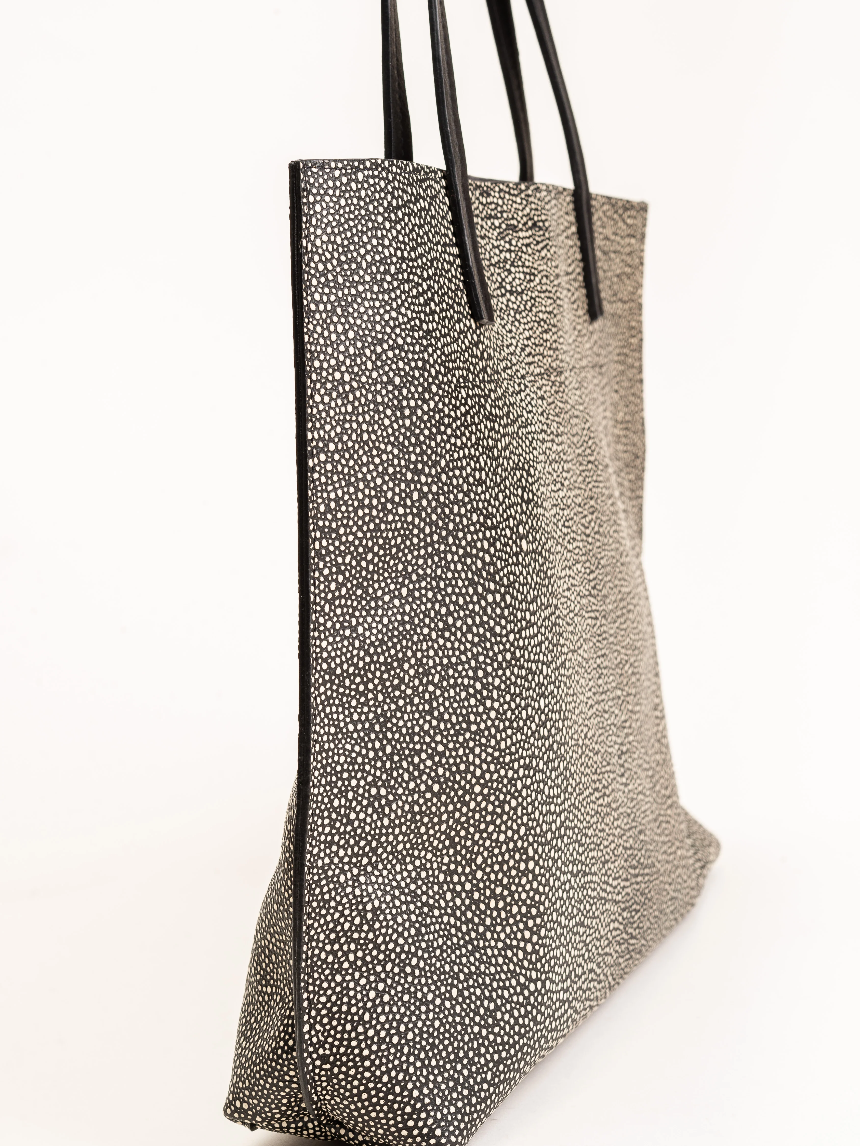 mezzo shopper - black shagreen - Image 3