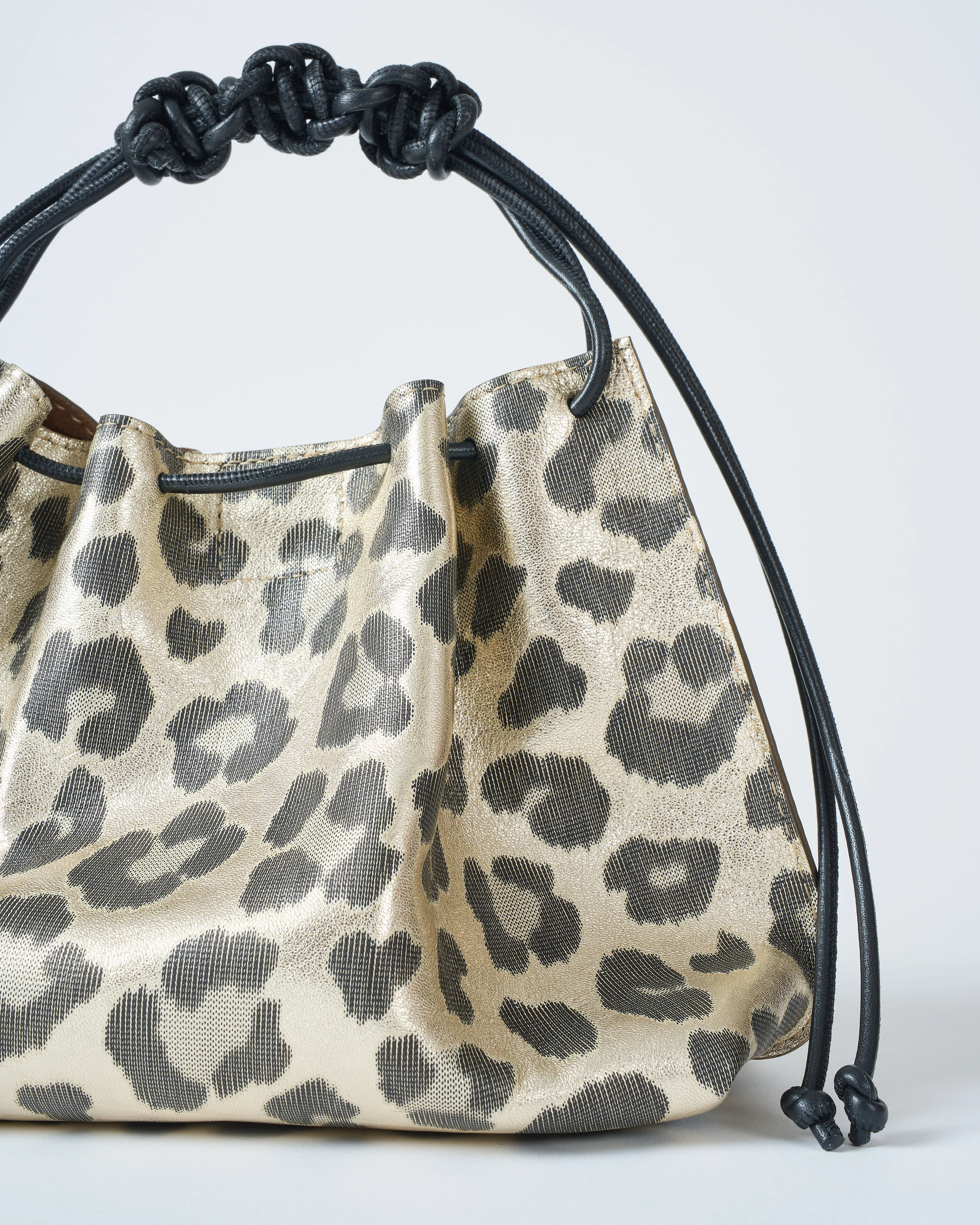 mini drawstring leather - Image 2