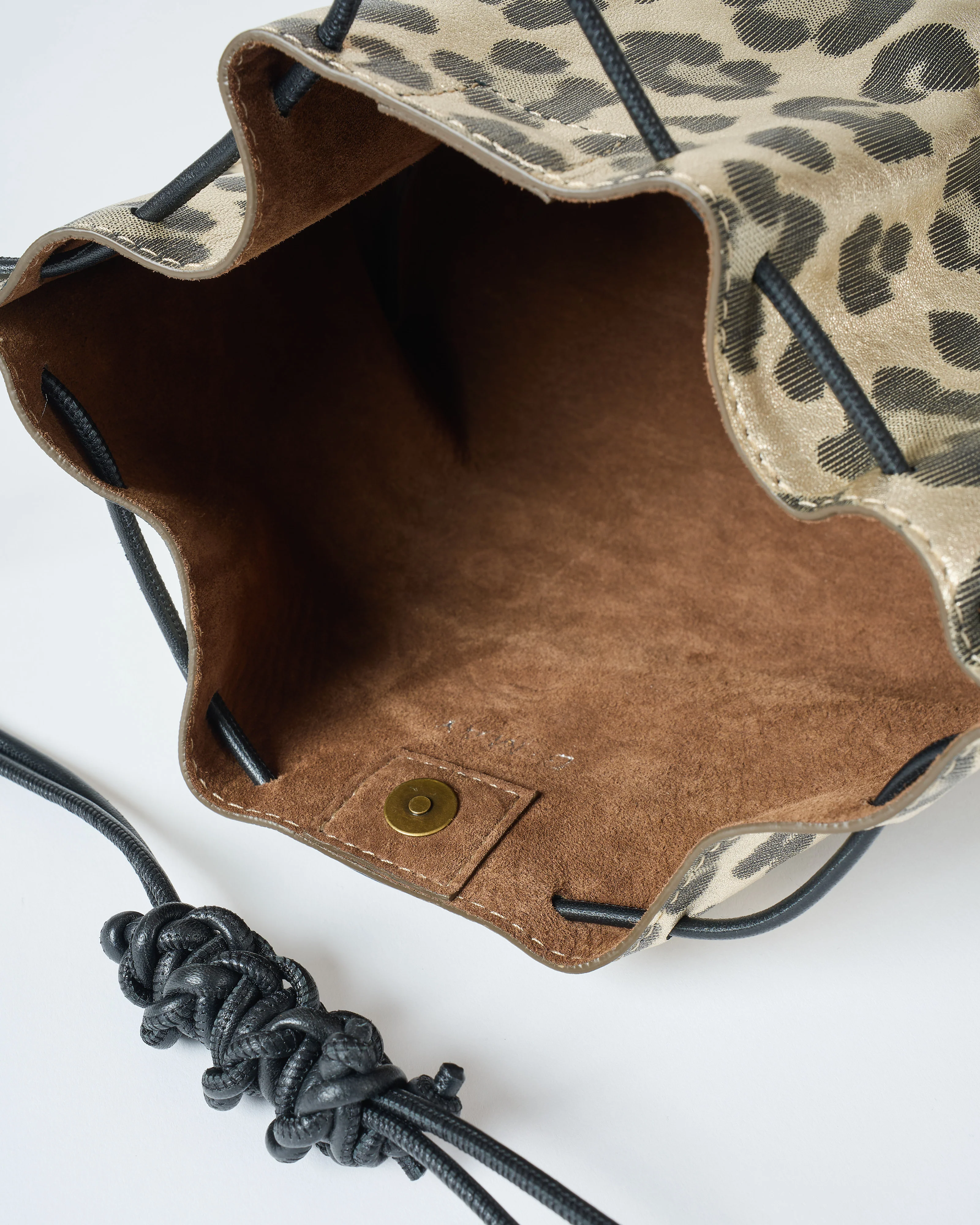 mini drawstring leather - Image 6